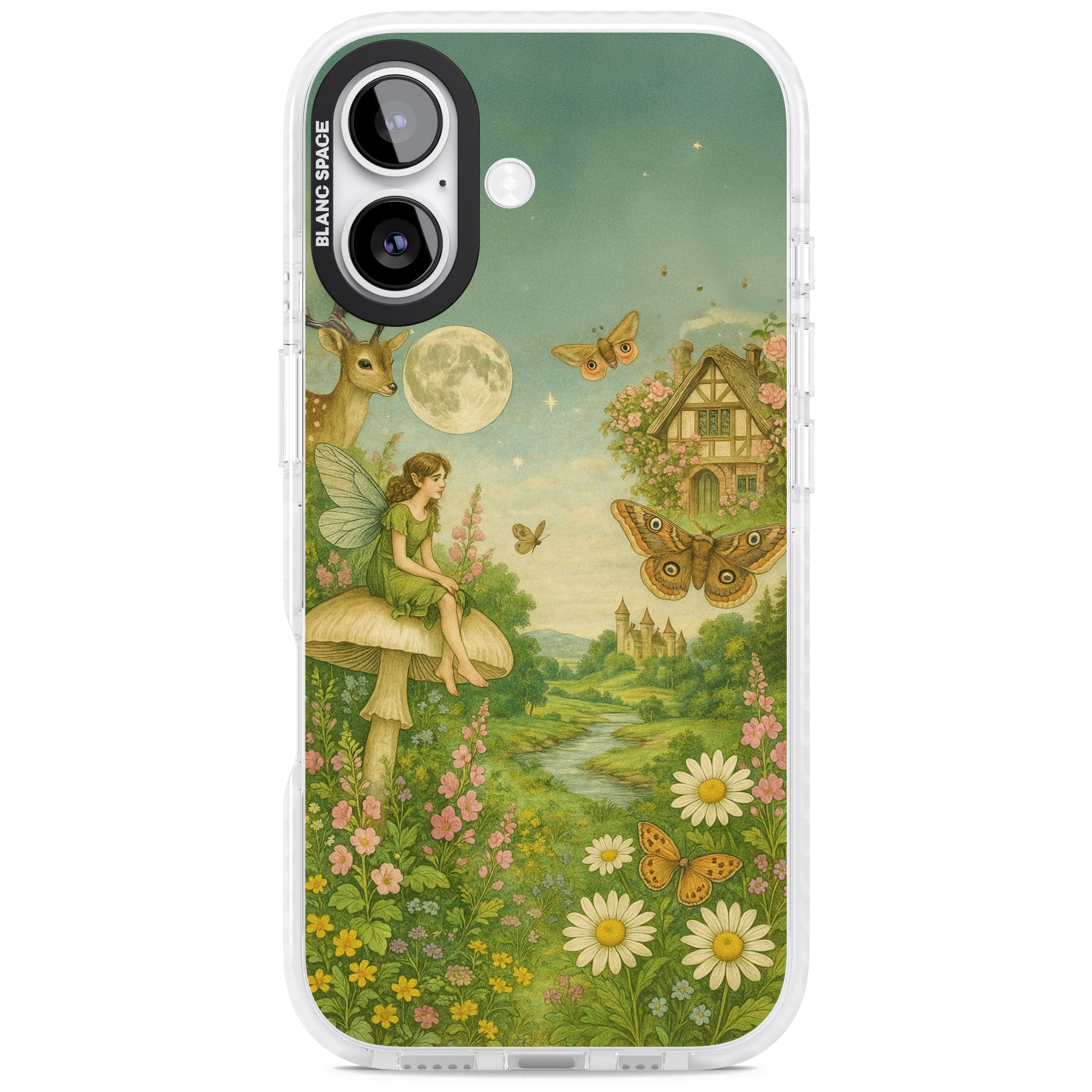 Cottage Fairy iPhone 17 Impact Pro Clear Phone Case