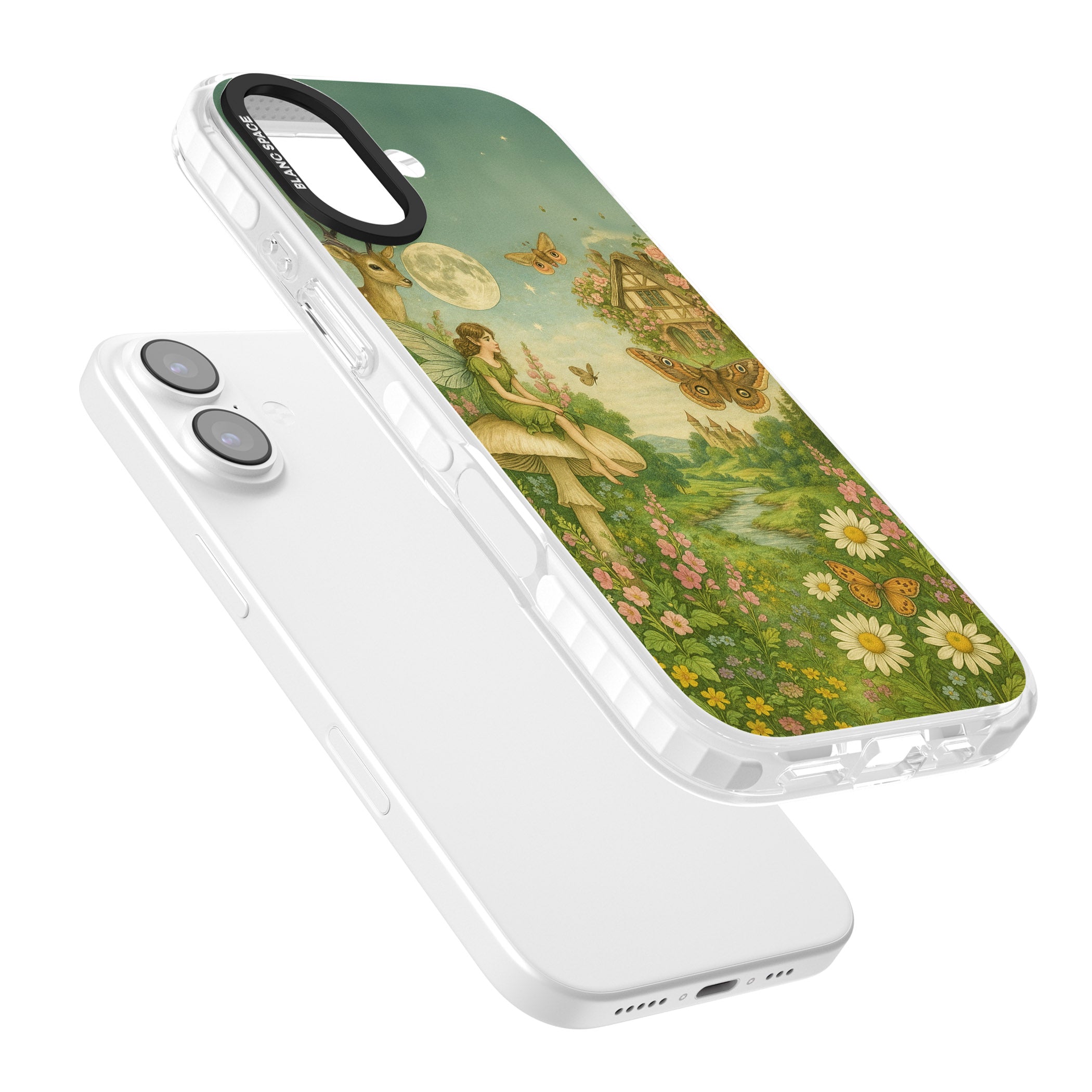 Cottage Fairy iPhone 17 Impact Pro Clear Phone Case Colours