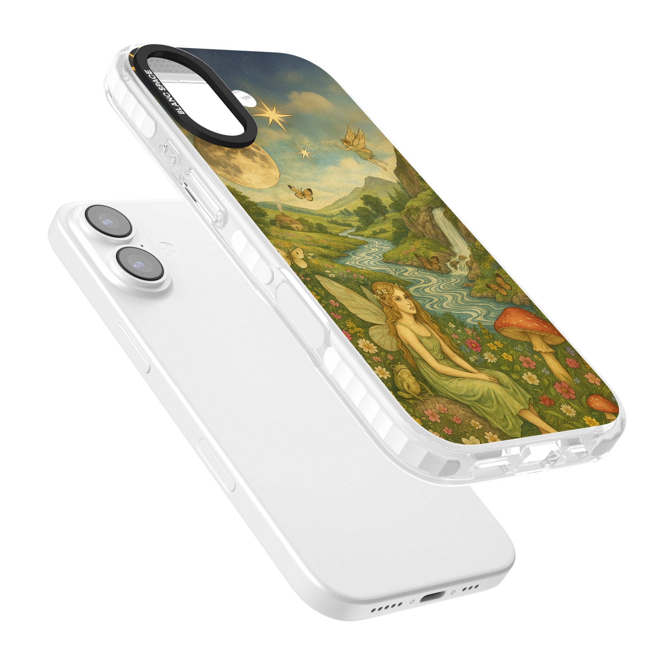 Nature Fairy iPhone 17 Impact Pro Clear Phone Case Colours