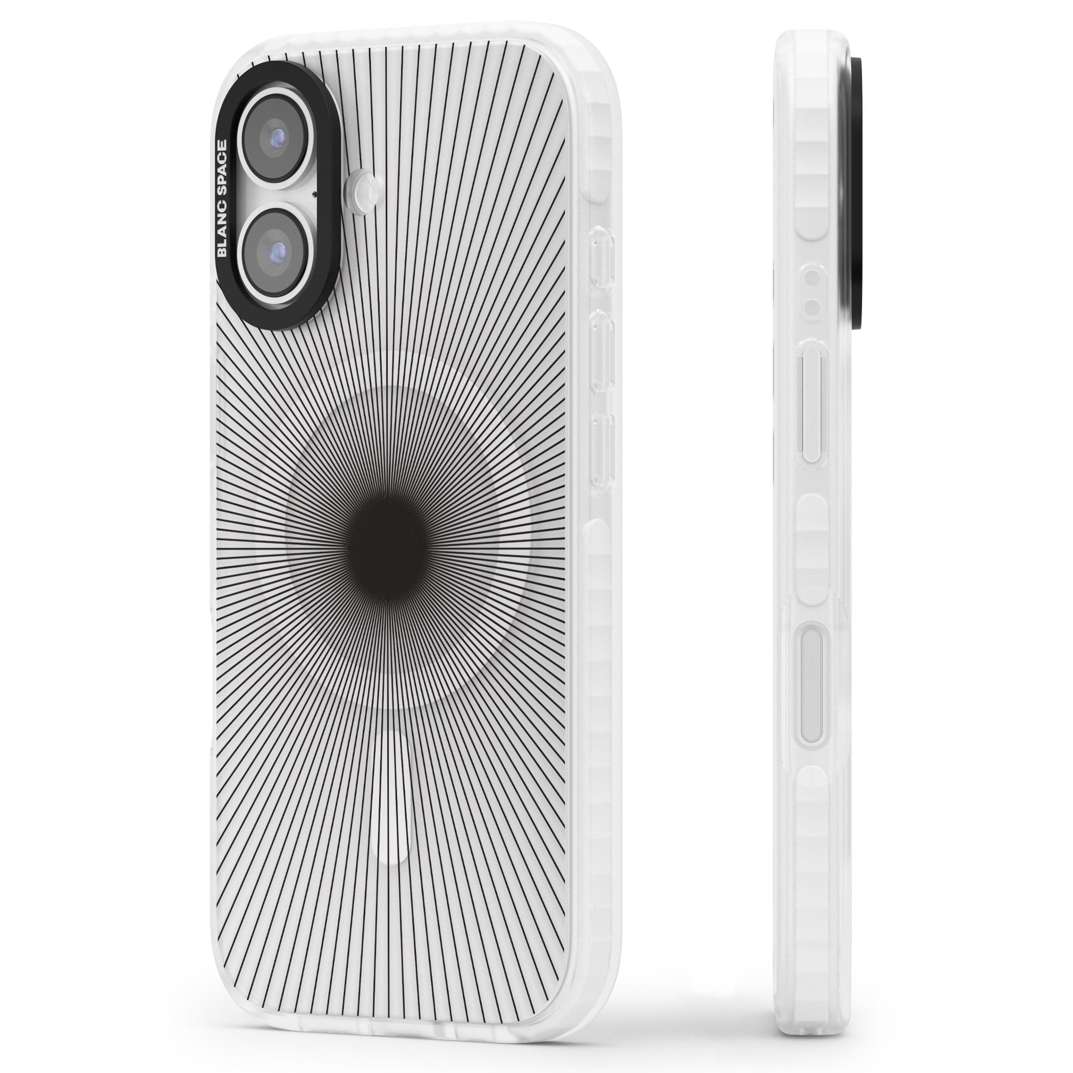 Sunburst iPhone 17 Impact Pro Clear Phone Case Side Profile