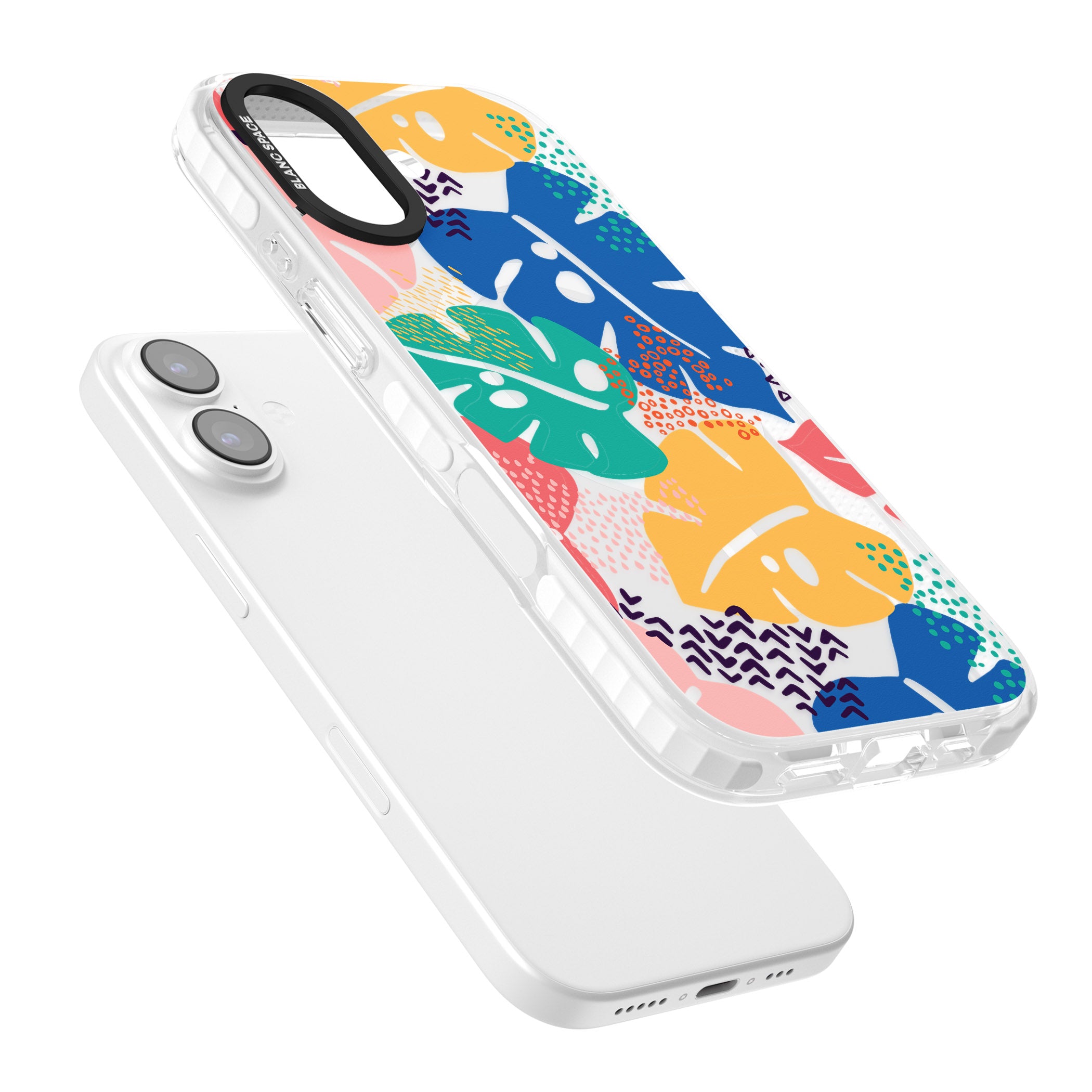 Vibrant Leaves iPhone 17 Impact Pro Clear Phone Case Colours