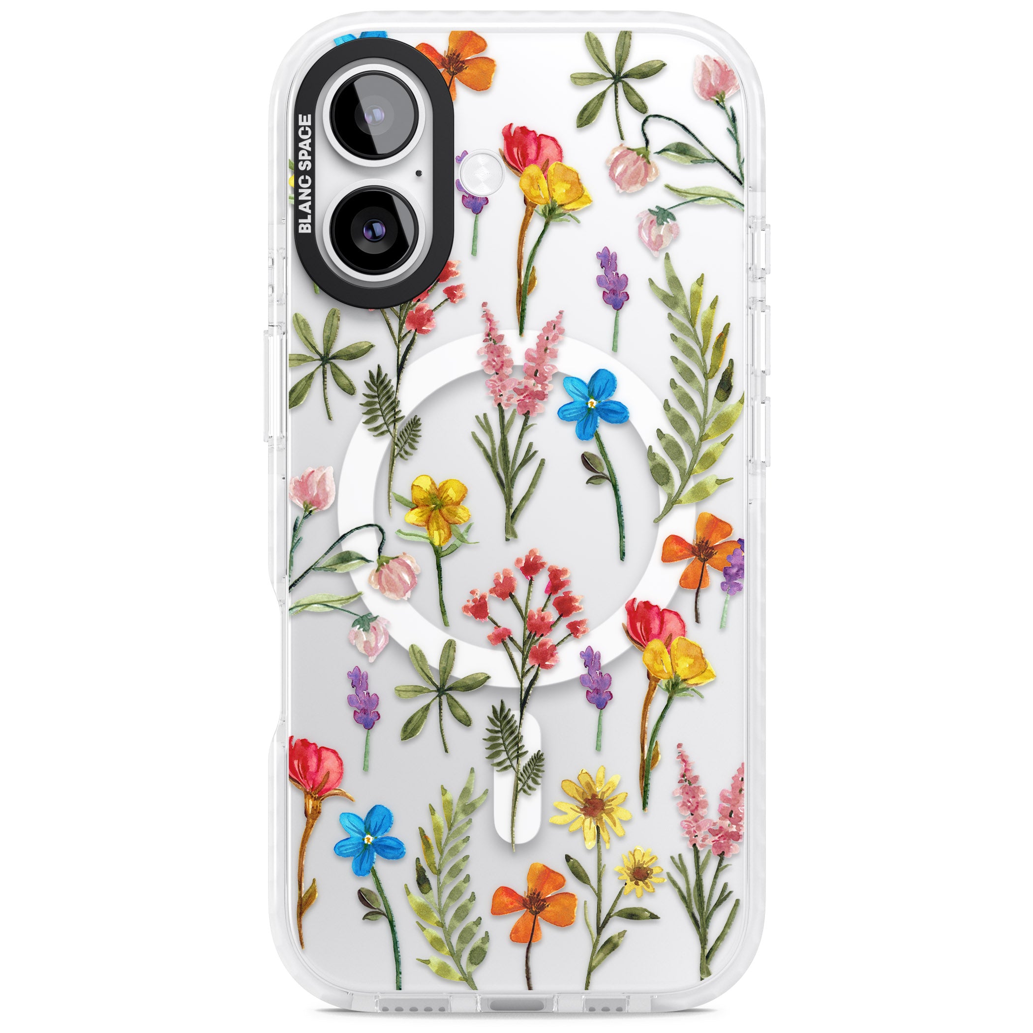 Spring Botanicals iPhone 17 Impact Pro Clear Phone Case