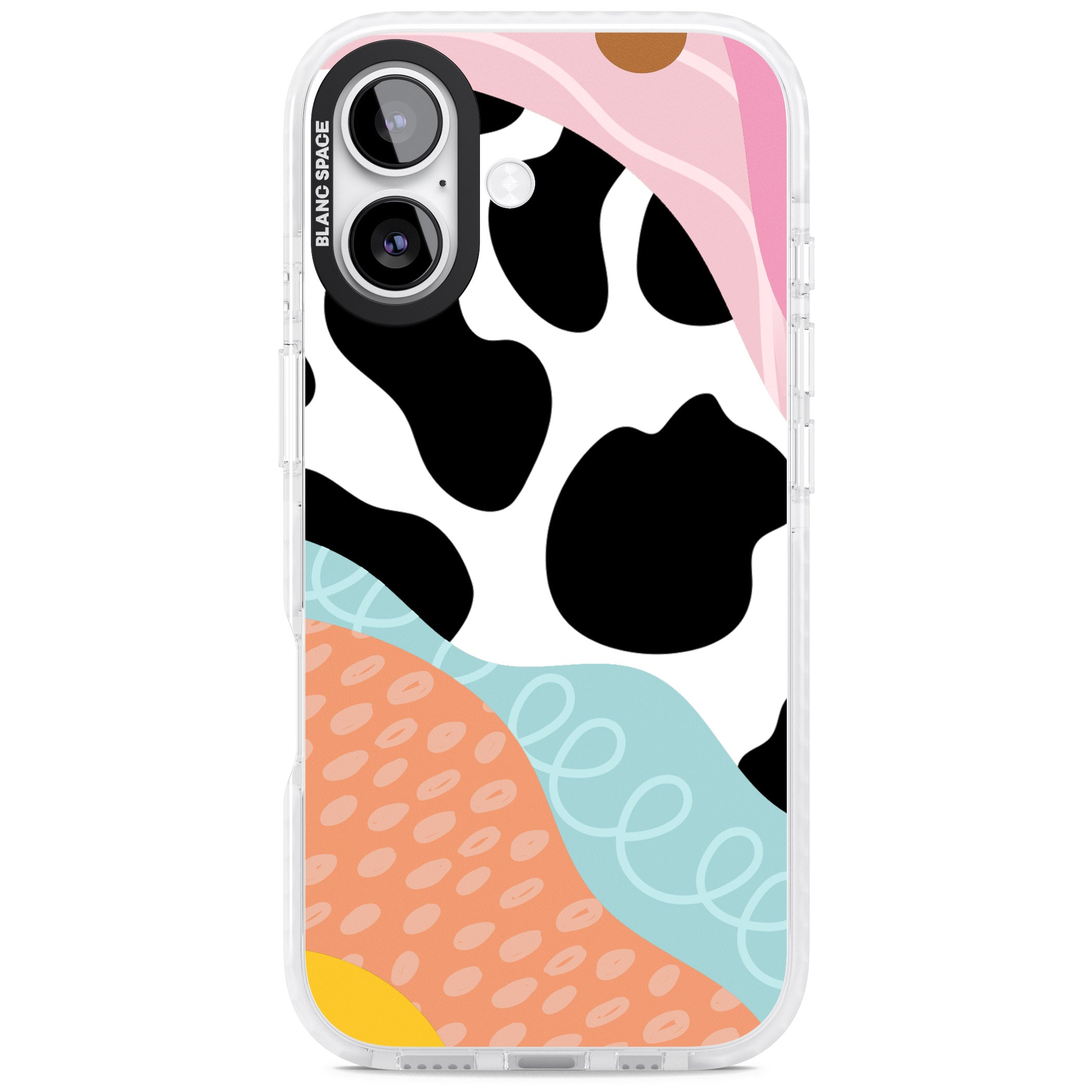 Abstract Elegance iPhone 17 Impact Pro Clear Phone Case
