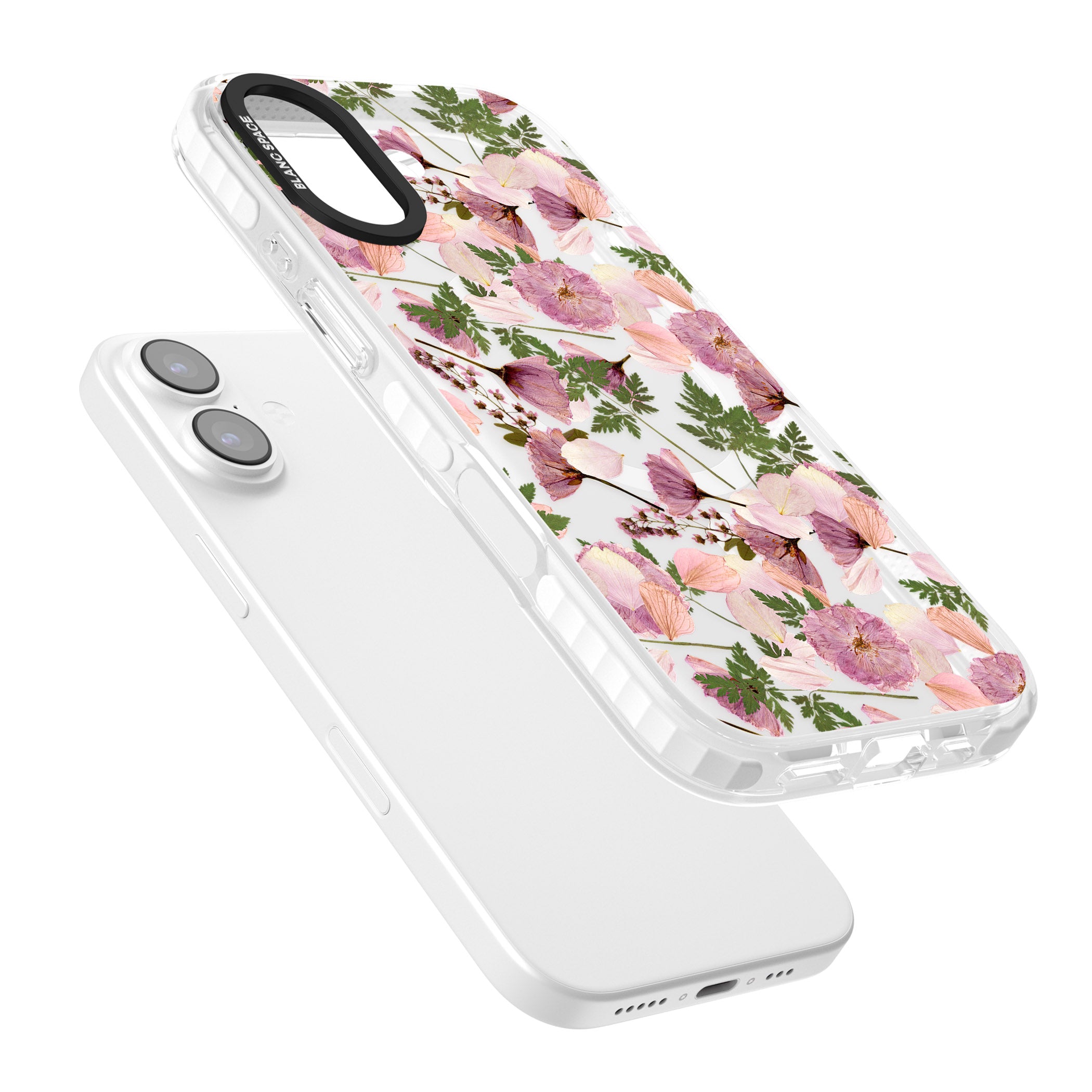 Pink Floral Appreciation iPhone 17 Impact Pro Clear Phone Case Colours