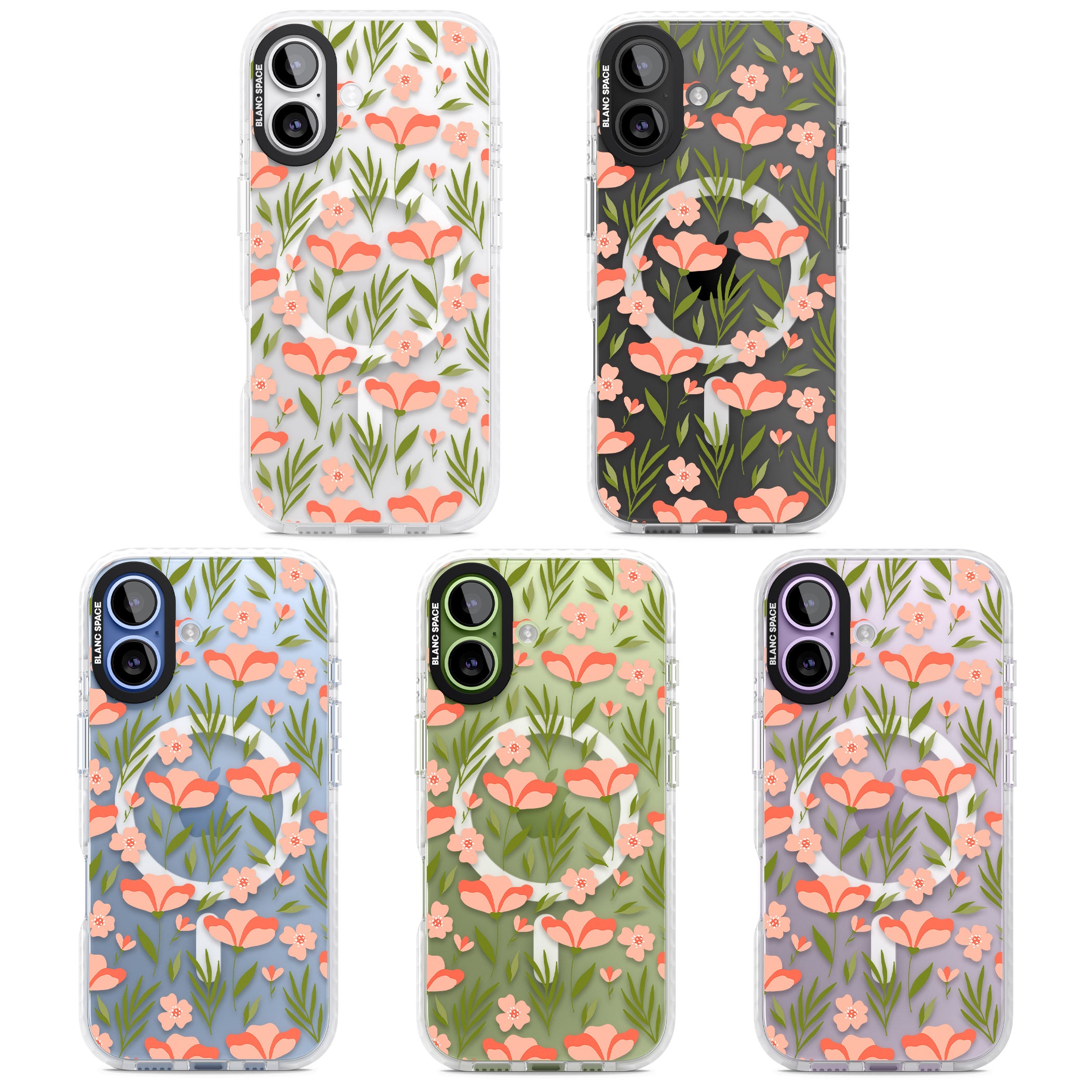 Blossom Bloom iPhone 17 Impact Pro Clear Phone Case APT Impact Protection