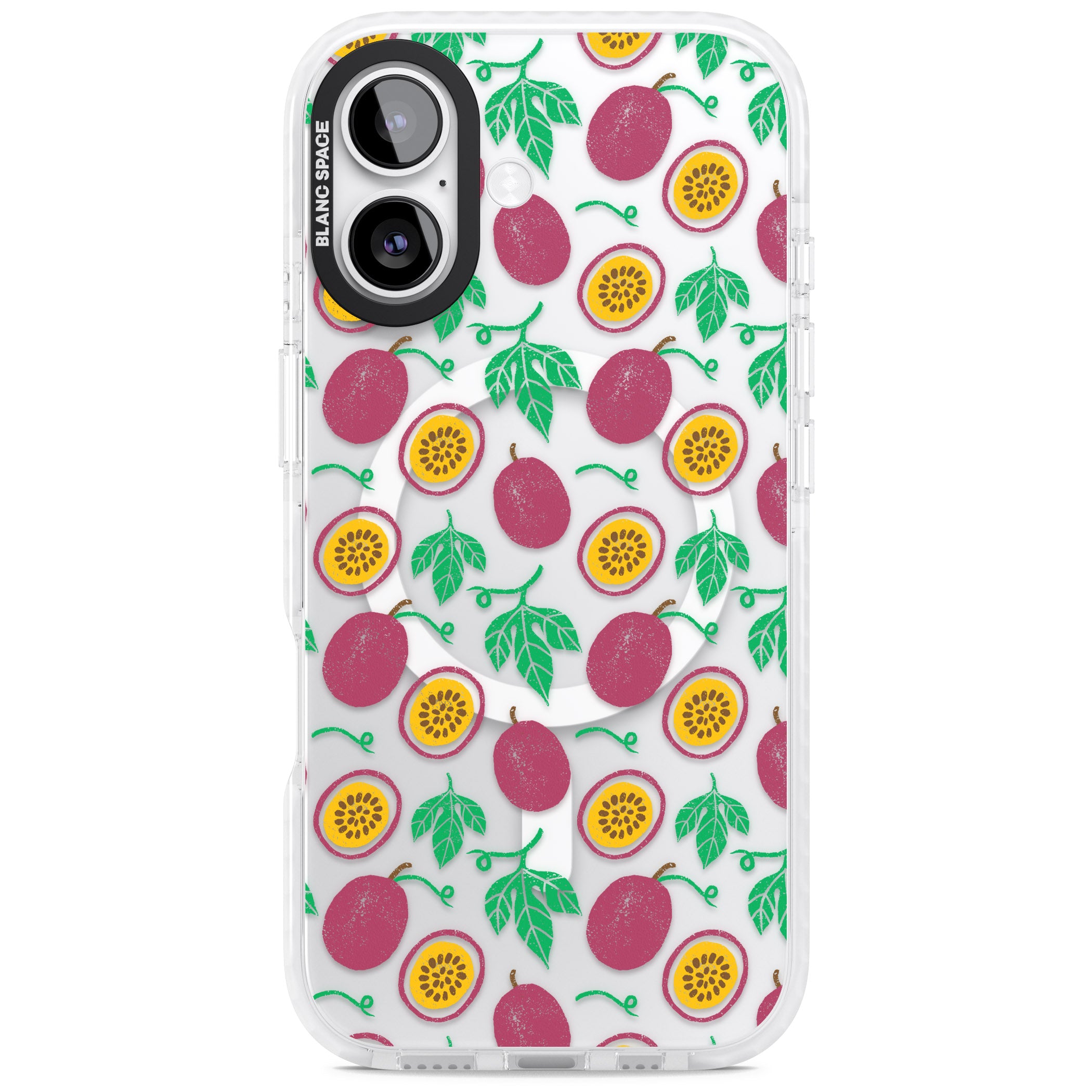 Passion Fruit Paradise iPhone 17 Impact Pro Clear Phone Case