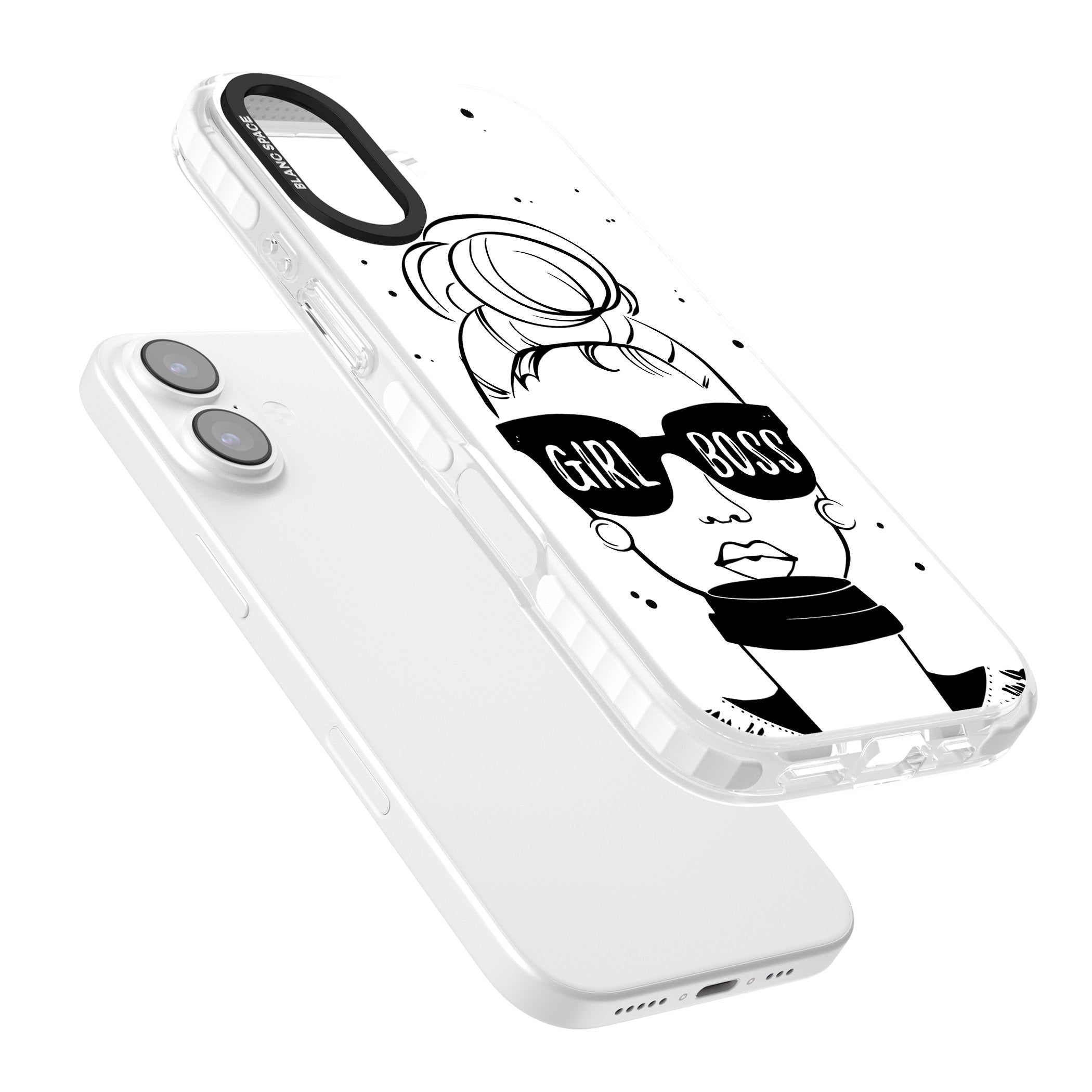Girl Boss iPhone 17 Impact Pro Clear Phone Case Colours