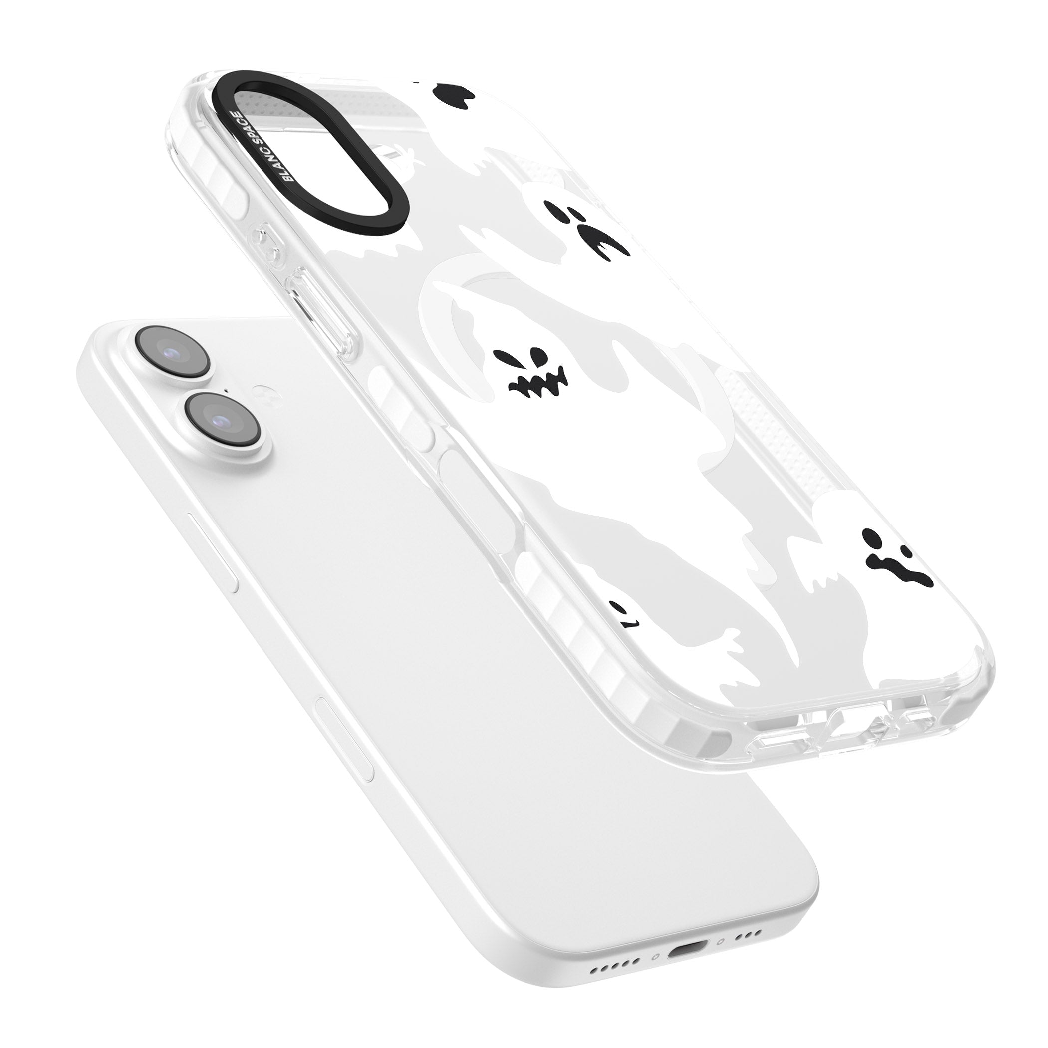 Ghost Pattern iPhone 17 Impact Pro Clear Phone Case Colours