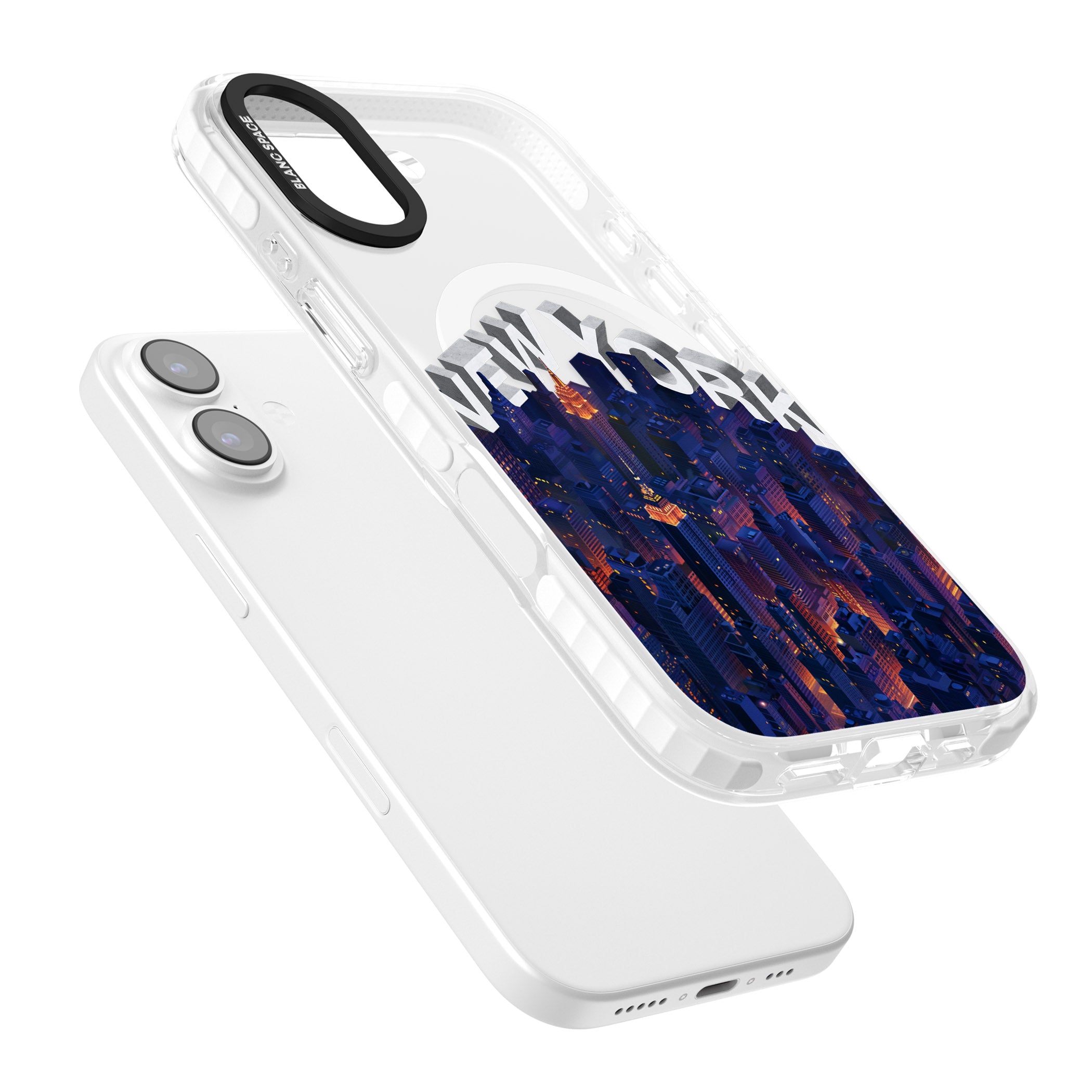 New York City iPhone 17 Impact Pro Clear Phone Case Colours