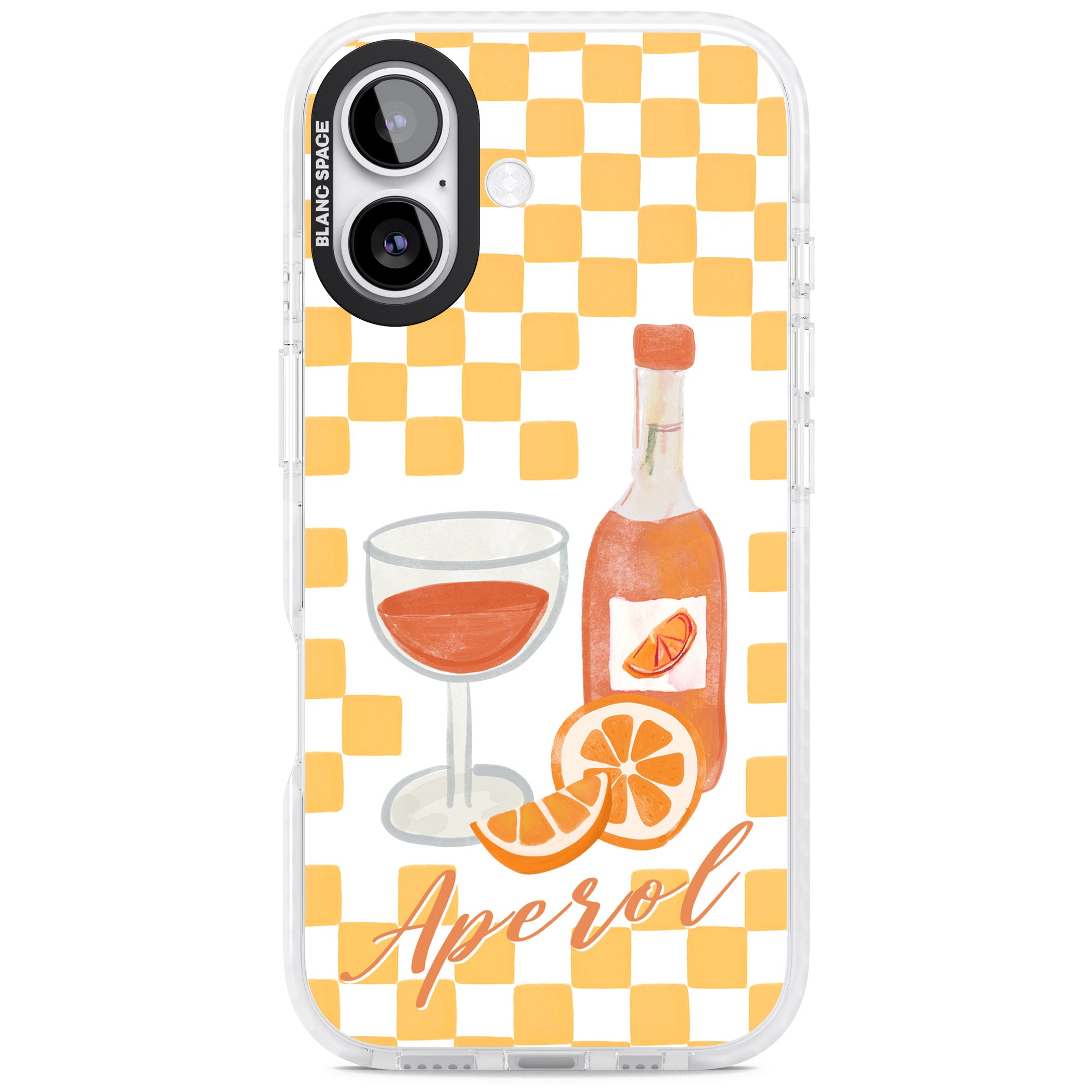 Checked Spritz iPhone 17 Impact Pro Clear Phone Case