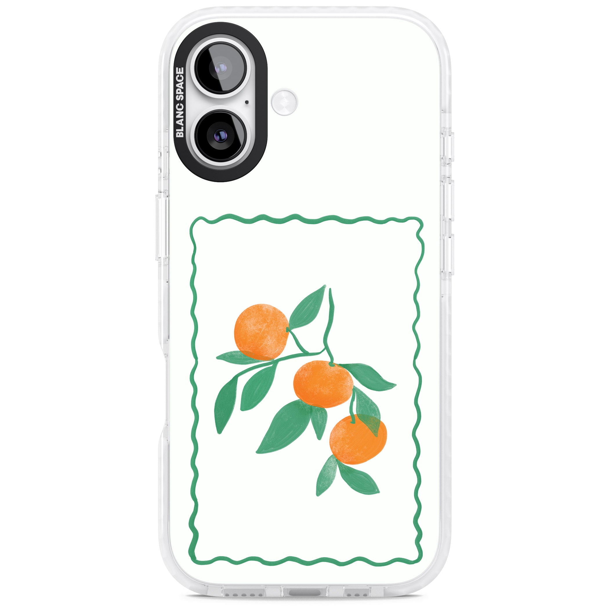 Italian Oranges iPhone 17 Impact Pro Clear Phone Case