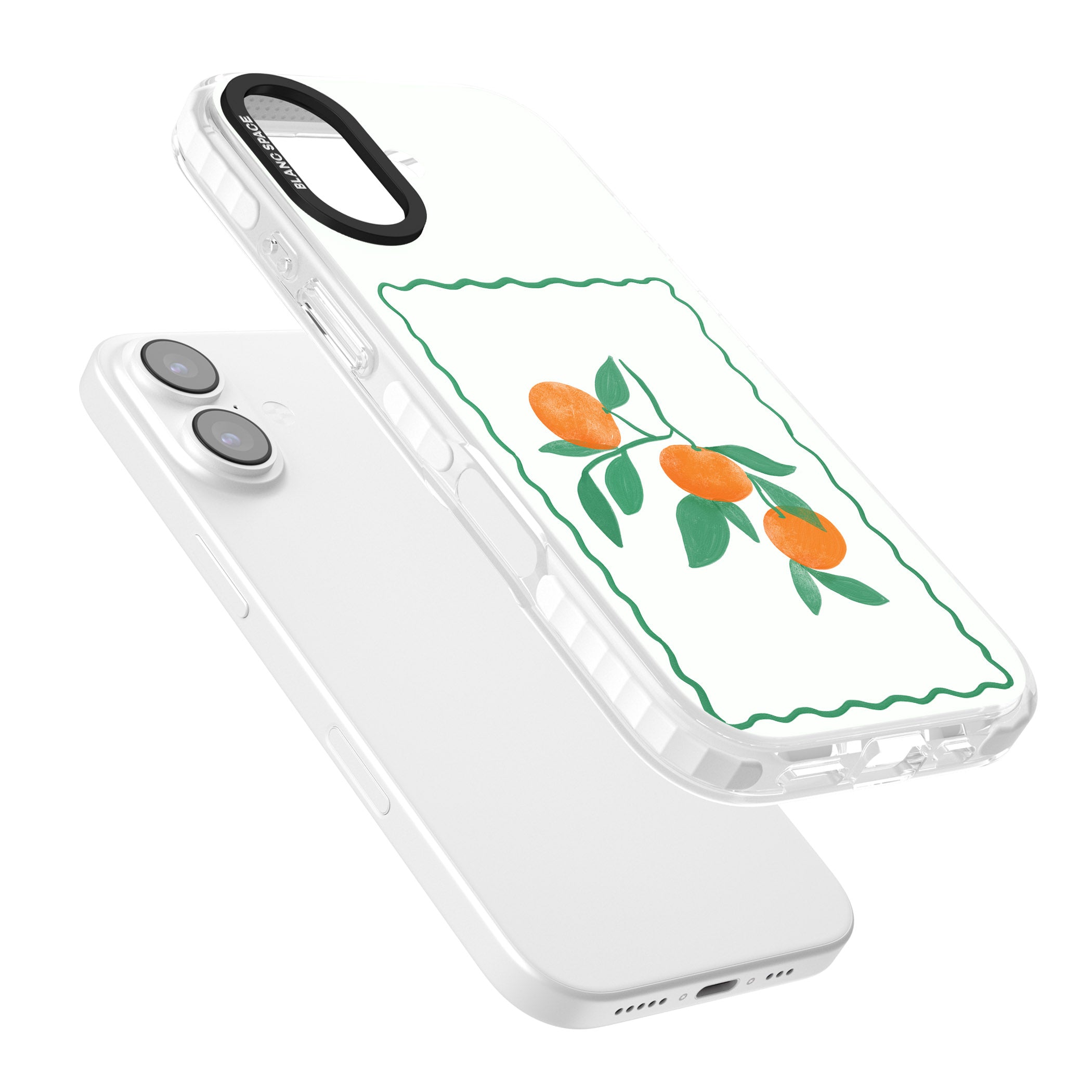 Italian Oranges iPhone 17 Impact Pro Clear Phone Case Colours