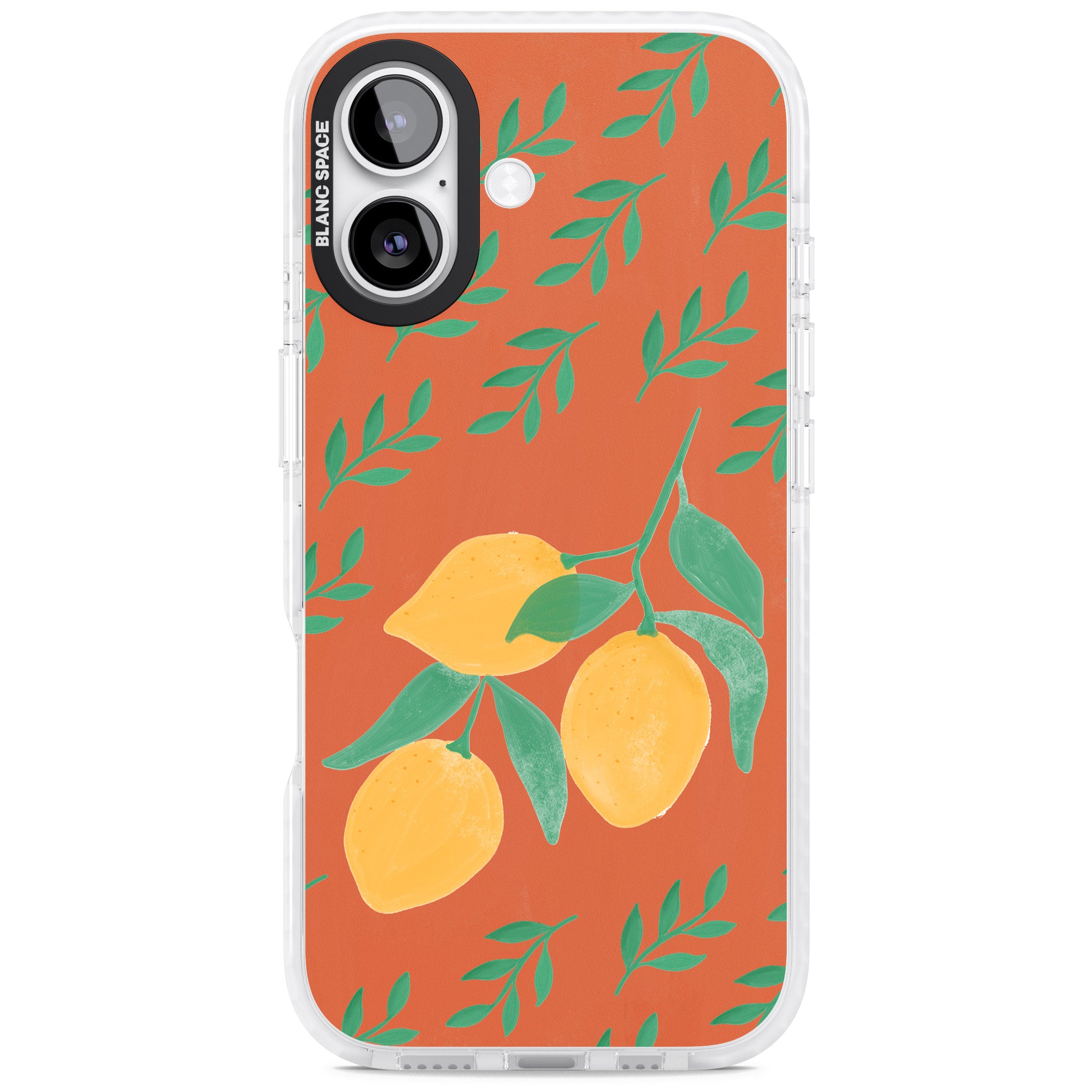 Tuscan Lemons iPhone 17 Impact Pro Clear Phone Case