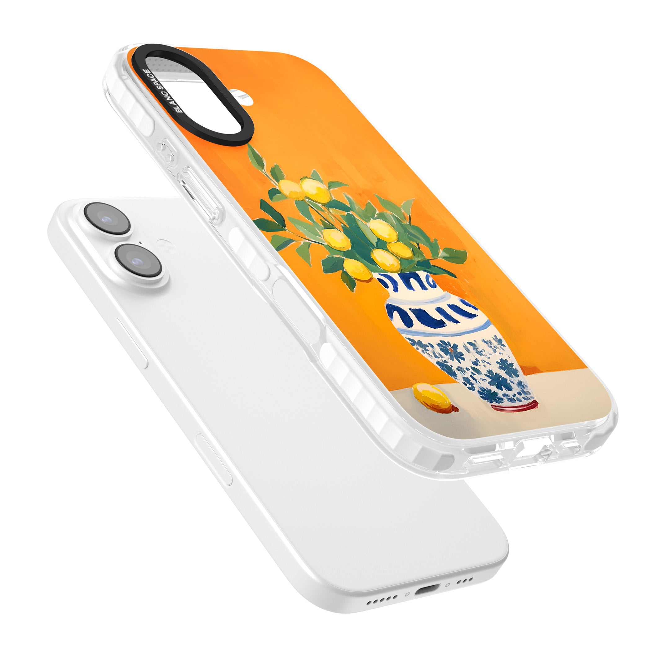 Lemon Vase iPhone 17 Impact Pro Clear Phone Case Colours