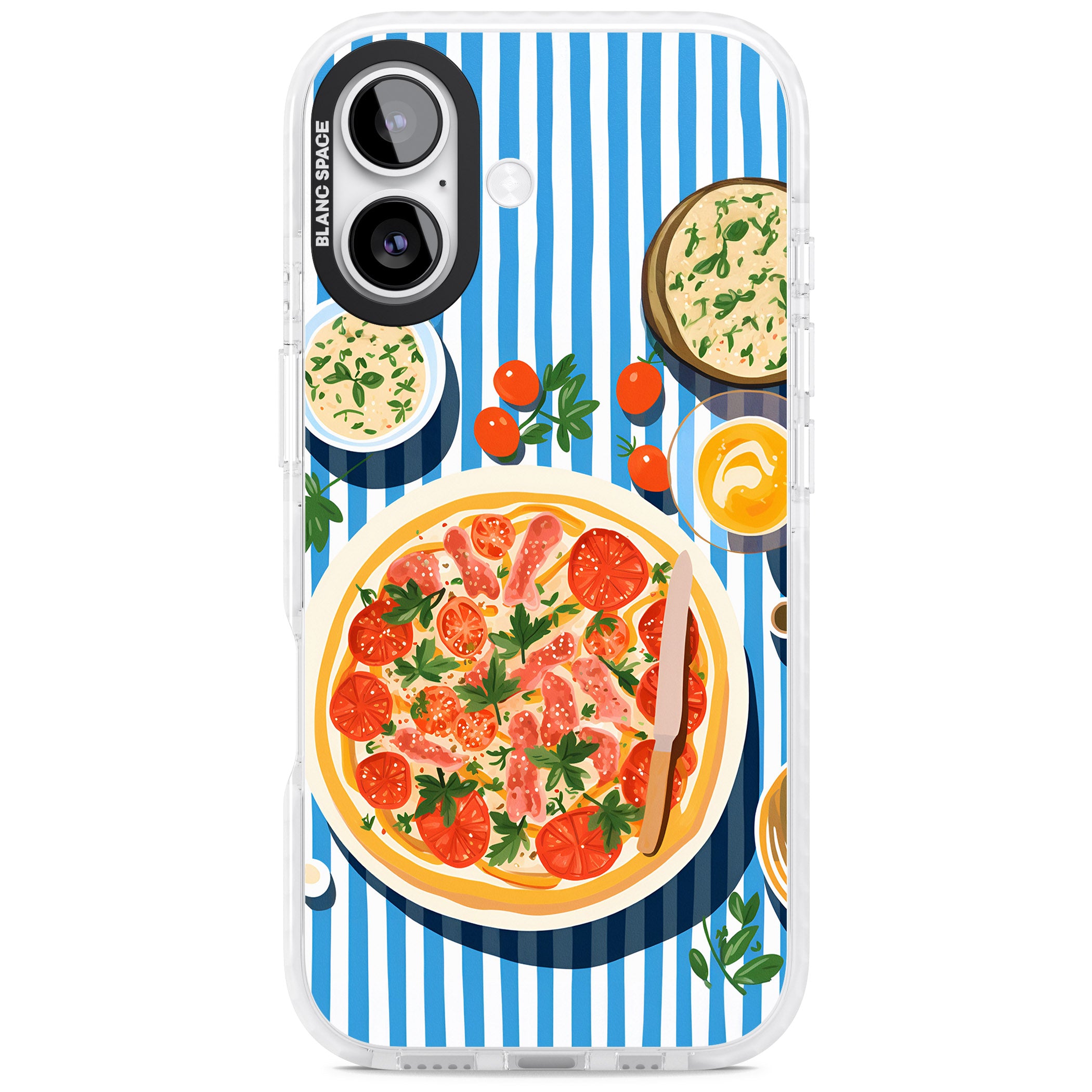 Italian Platter iPhone 17 Impact Pro Clear Phone Case