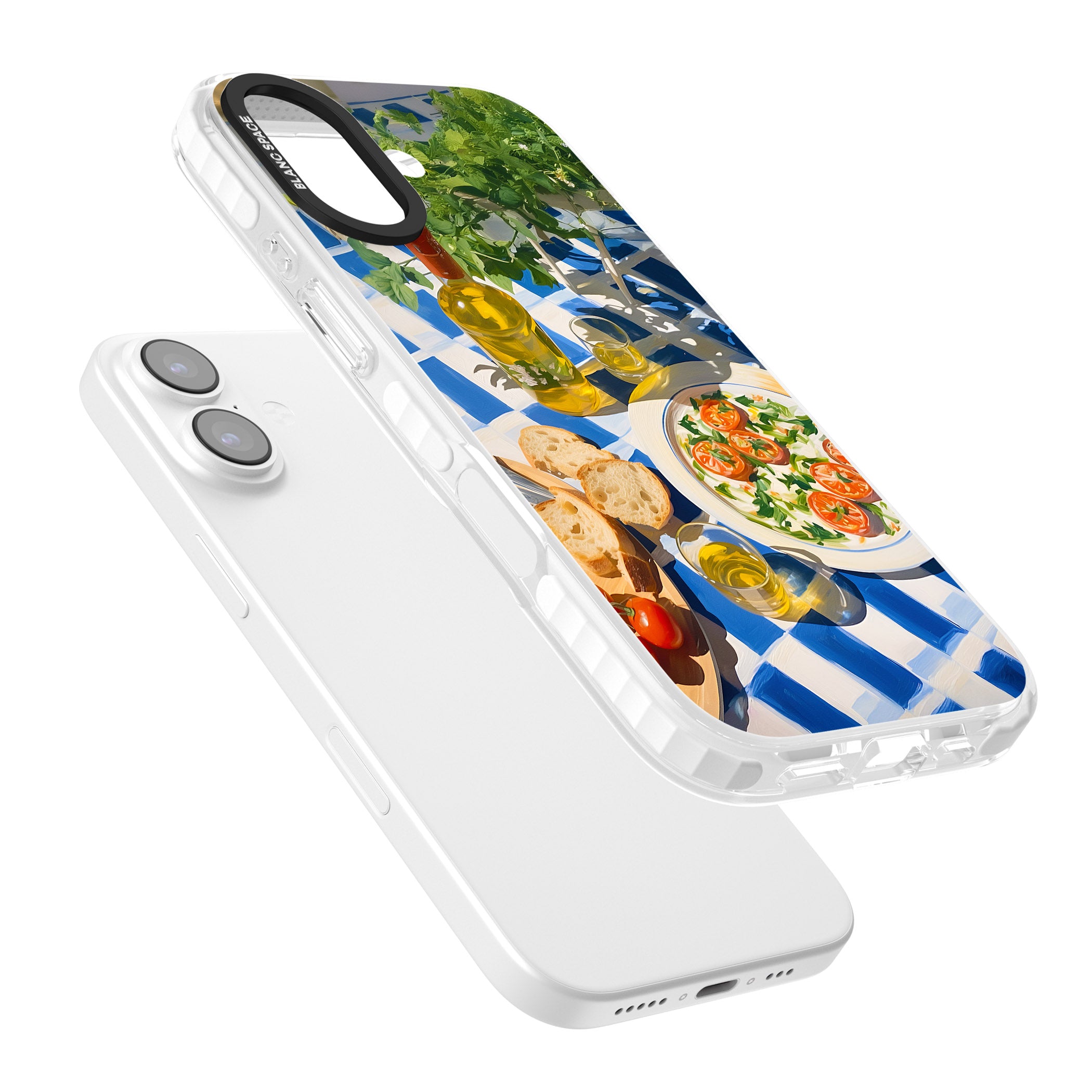 Caprese Salad iPhone 17 Impact Pro Clear Phone Case Colours