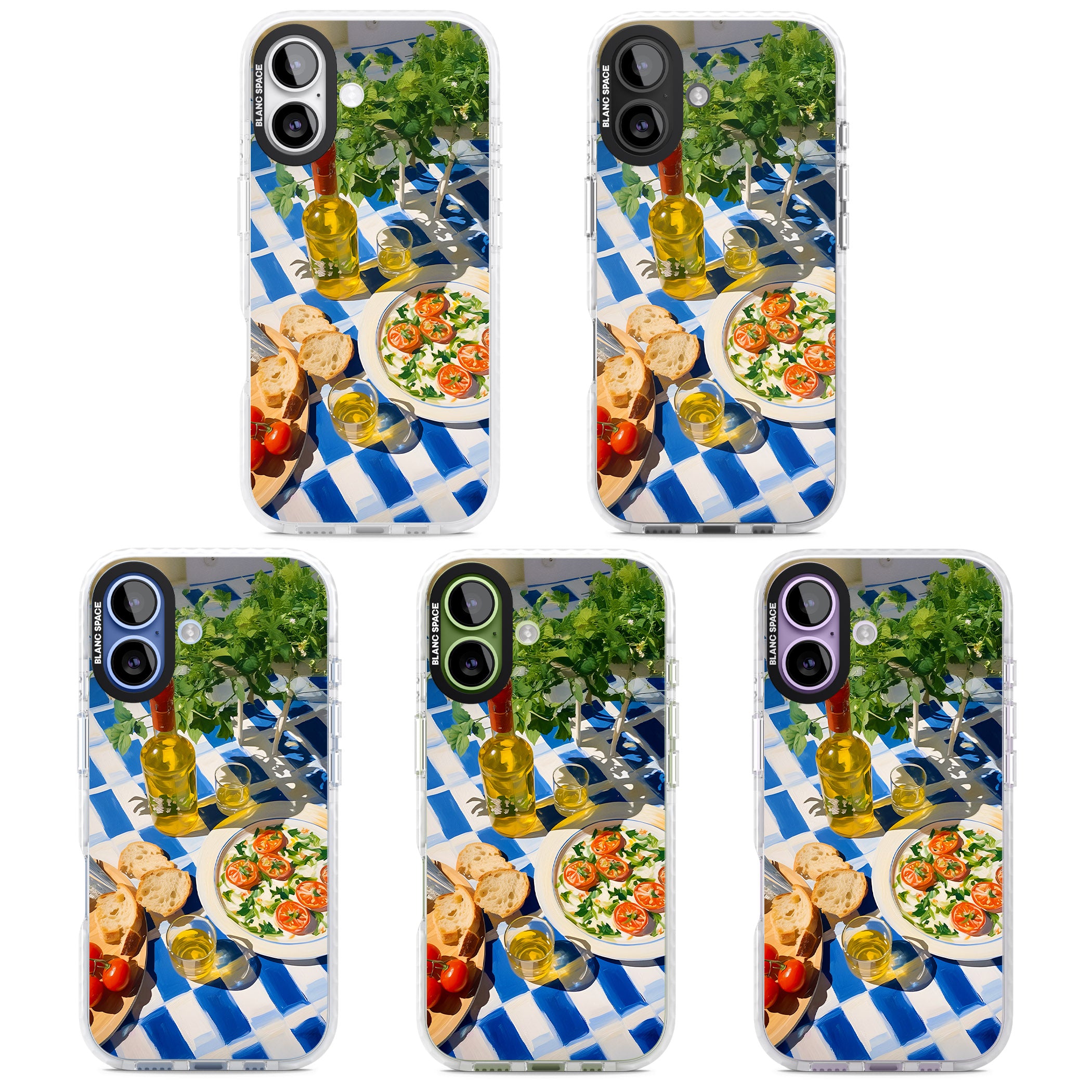 Caprese Salad iPhone 17 Impact Pro Clear Phone Case APT Impact Protection