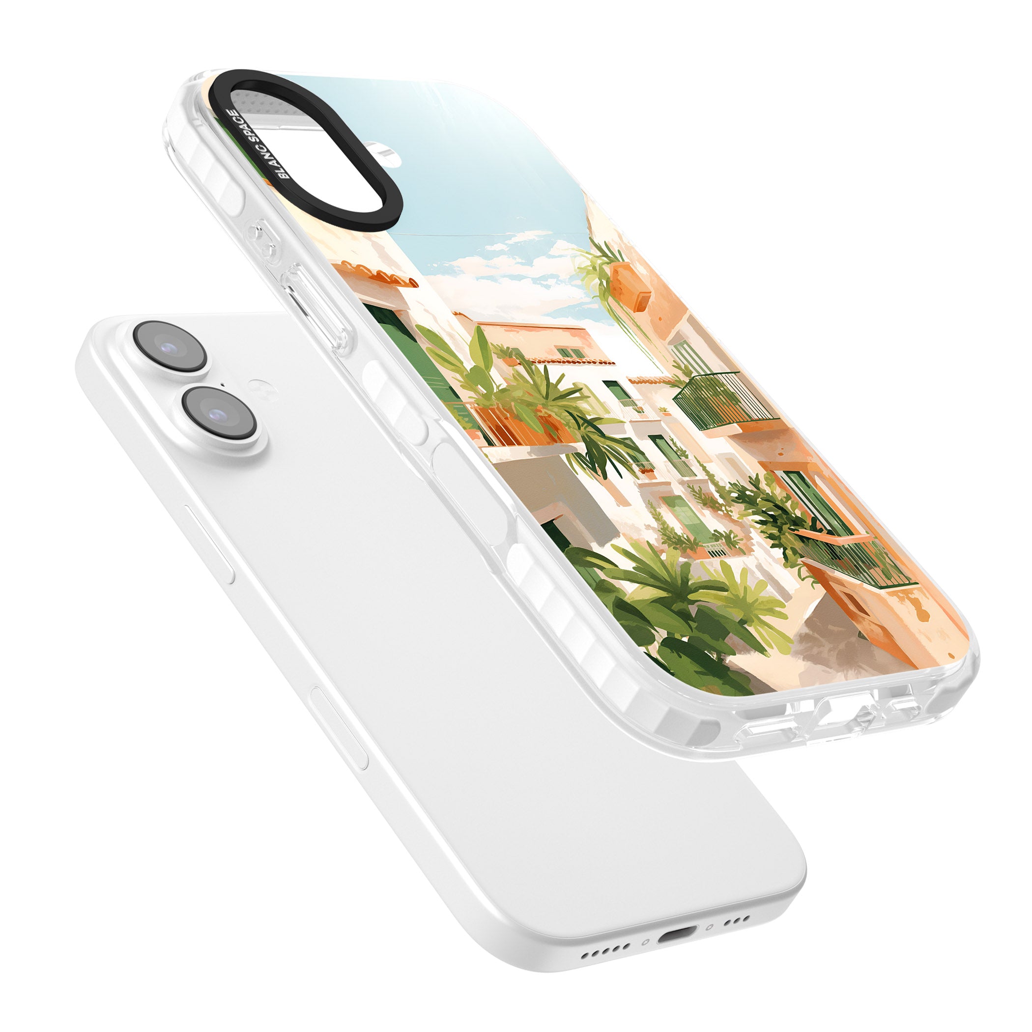 Tuscan Balconies iPhone 17 Impact Pro Clear Phone Case Colours