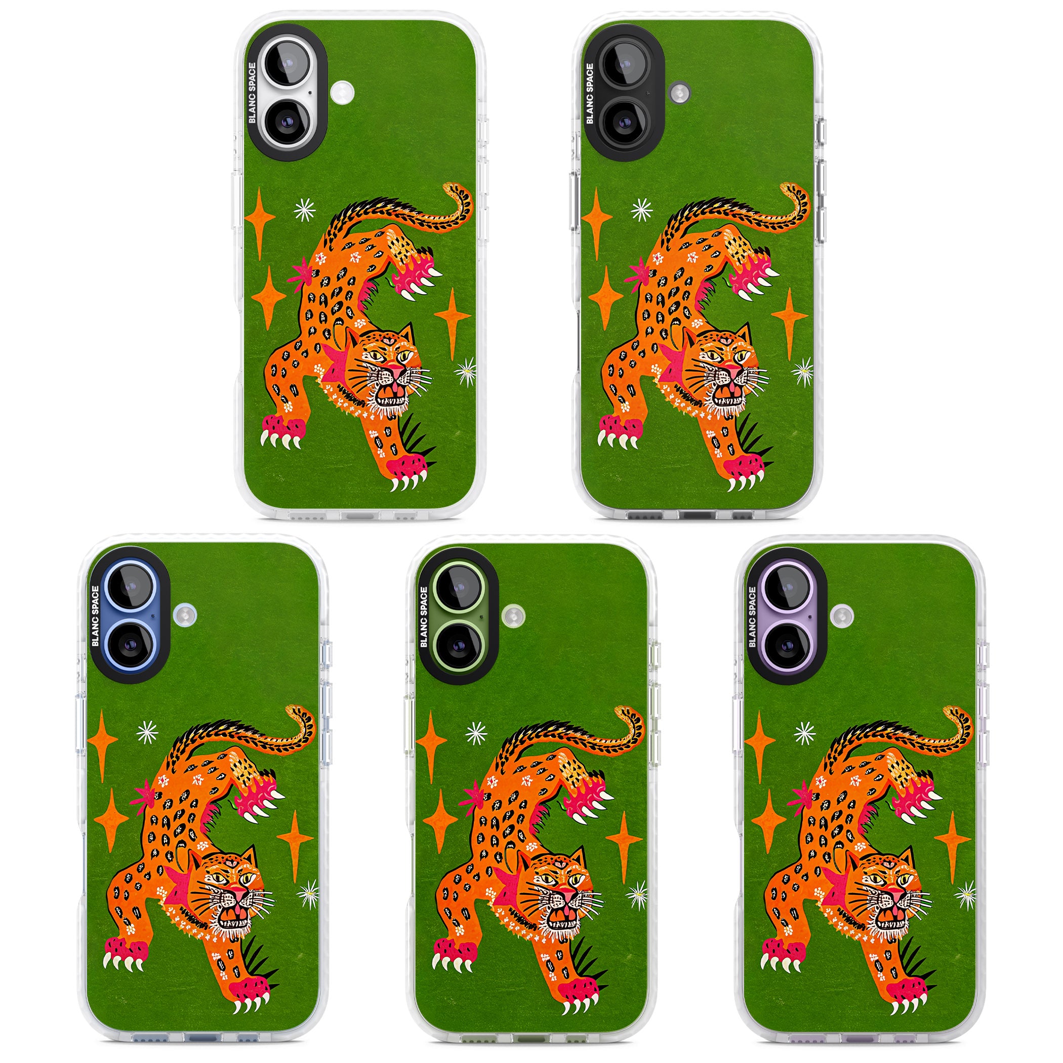 Fierce Jaguar iPhone 17 Impact Pro Clear Phone Case APT Impact Protection