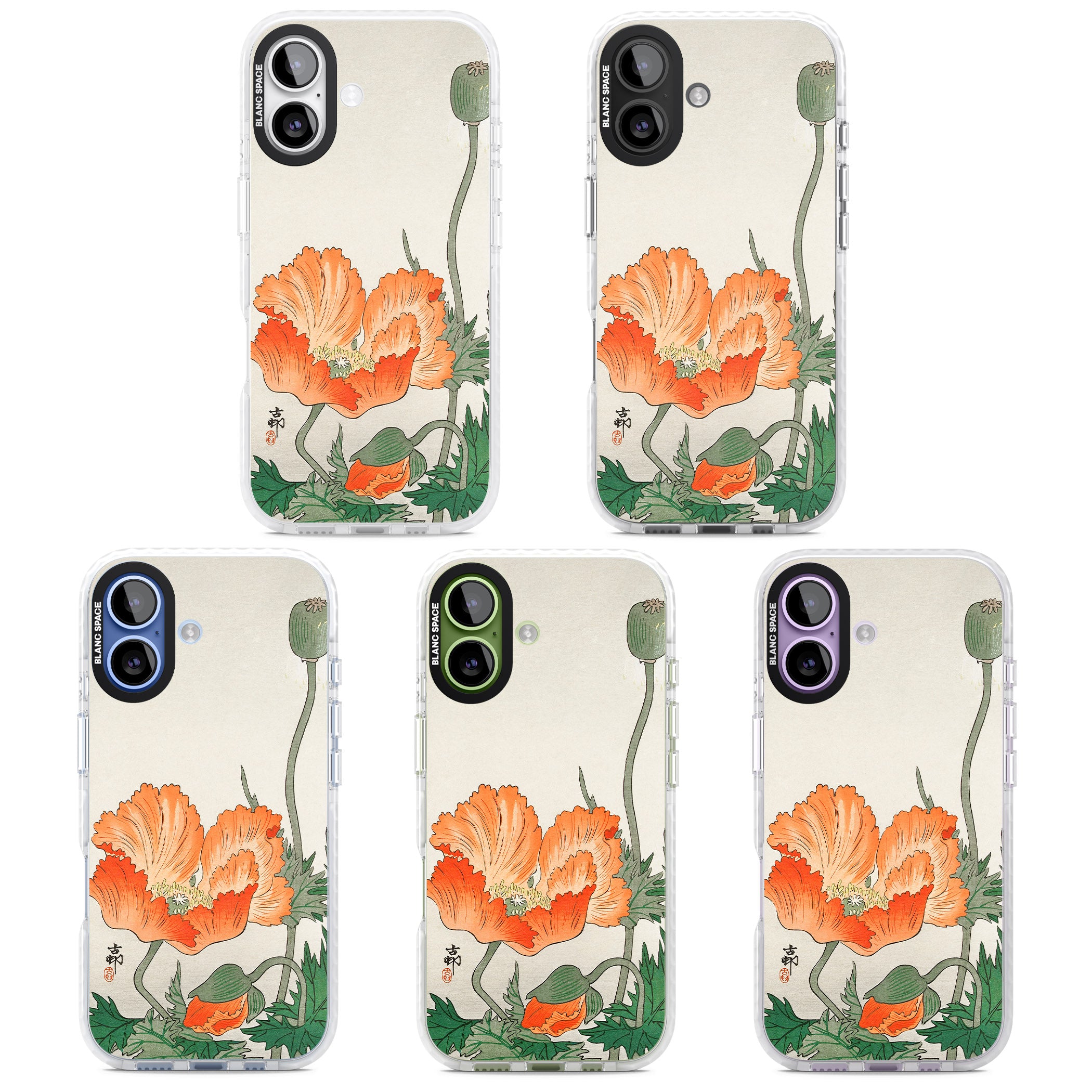 Birds And Plants By Ohara Koson iPhone 17 Impact Pro Clear Phone Case APT Impact Protection