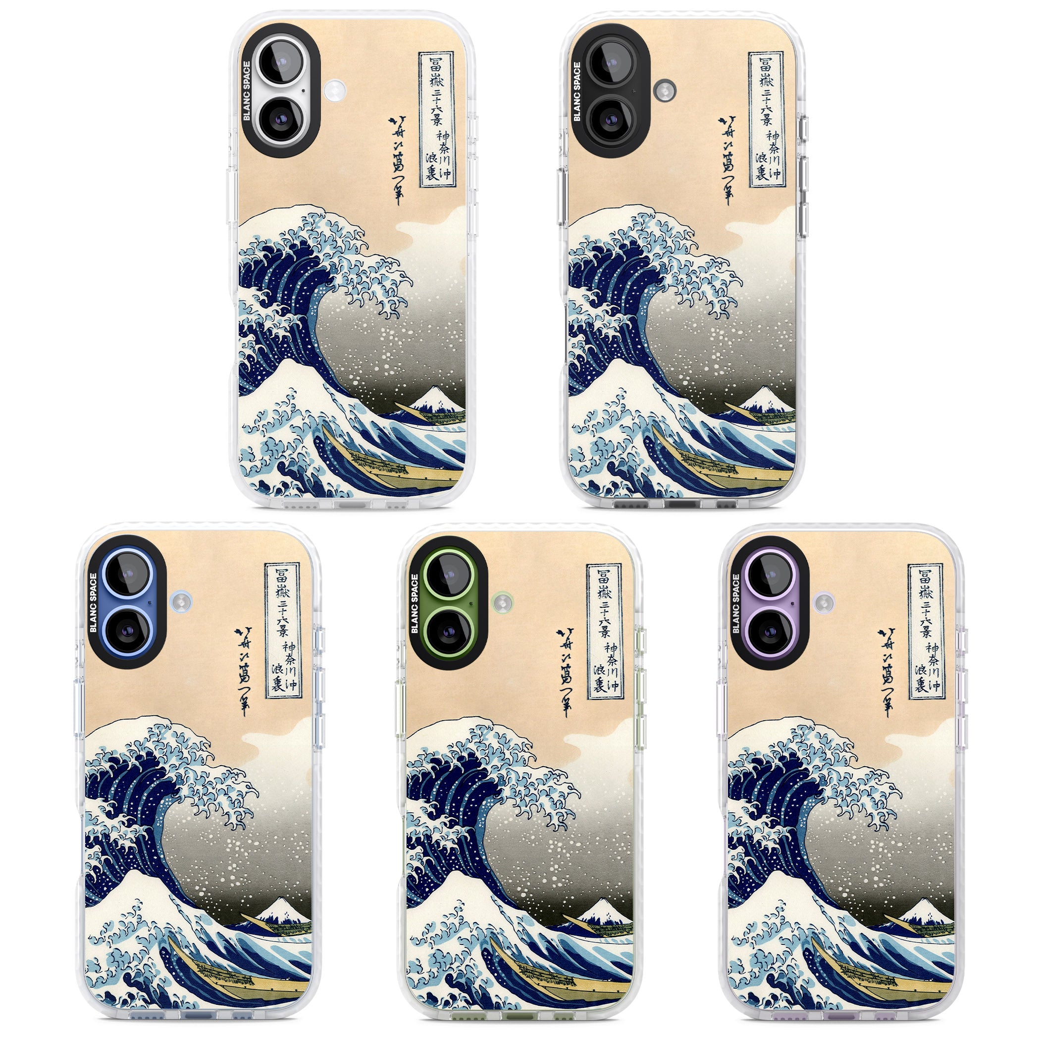 Great Wave iPhone 17 Impact Pro Clear Phone Case APT Impact Protection