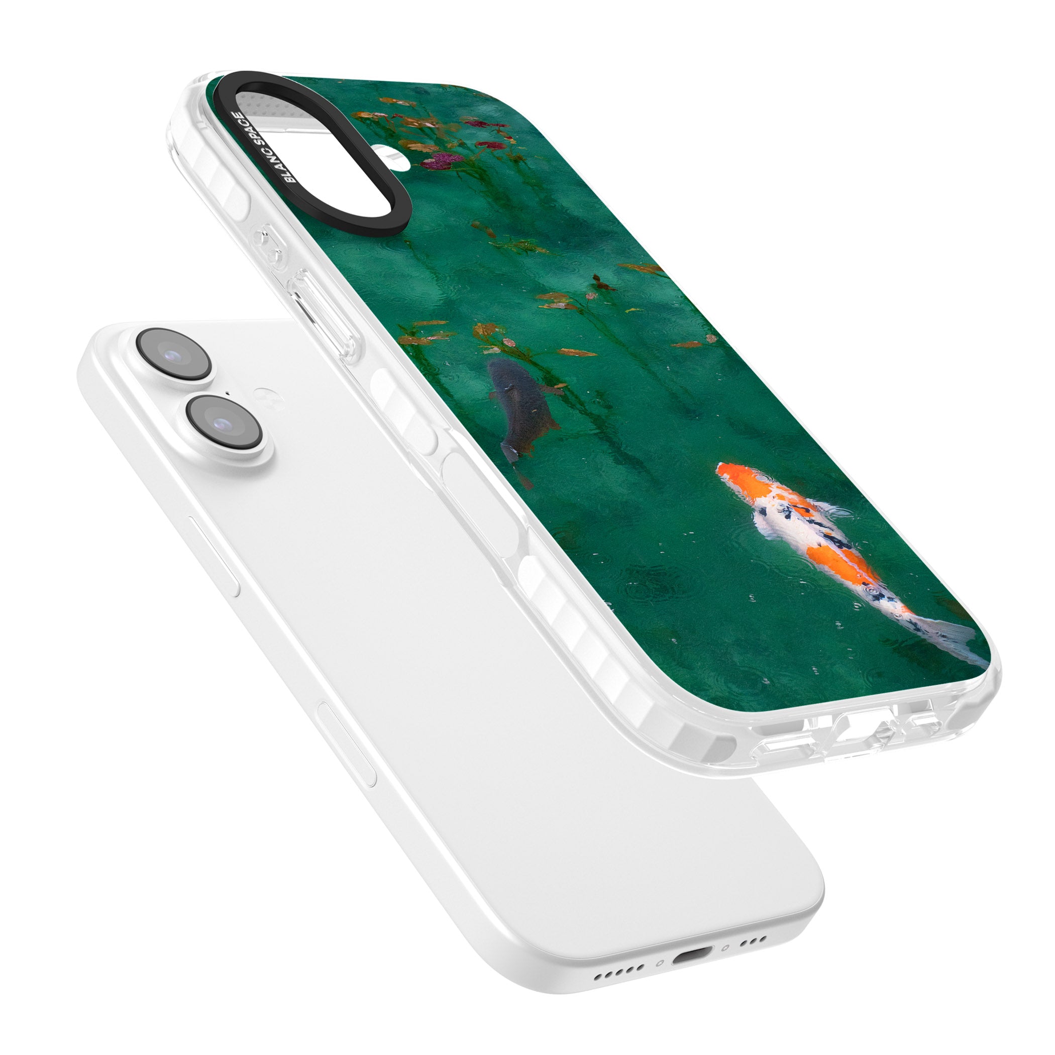 Koi Fish iPhone 17 Impact Pro Clear Phone Case Colours