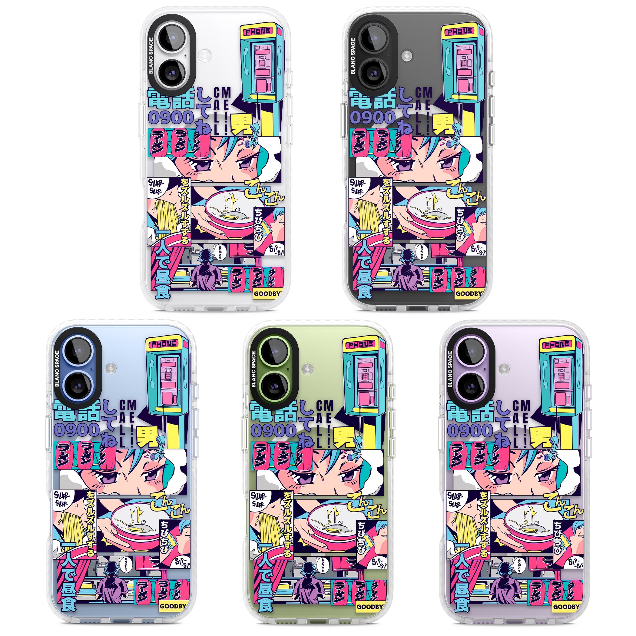 Vibrant Anime Comic iPhone 17 Impact Pro Clear Phone Case APT Impact Protection