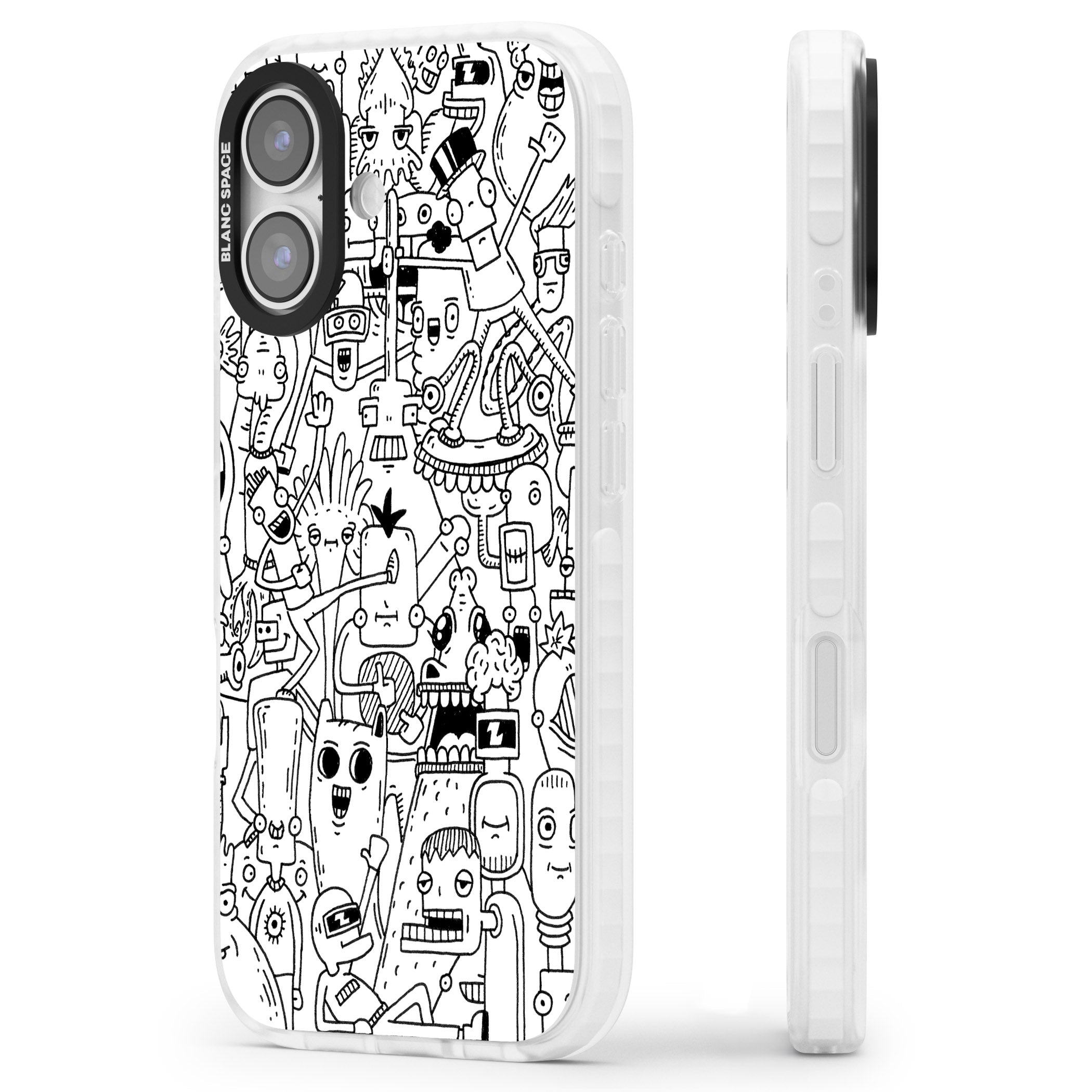 Stack Original iPhone 17 Impact Pro Clear Phone Case Side Profile