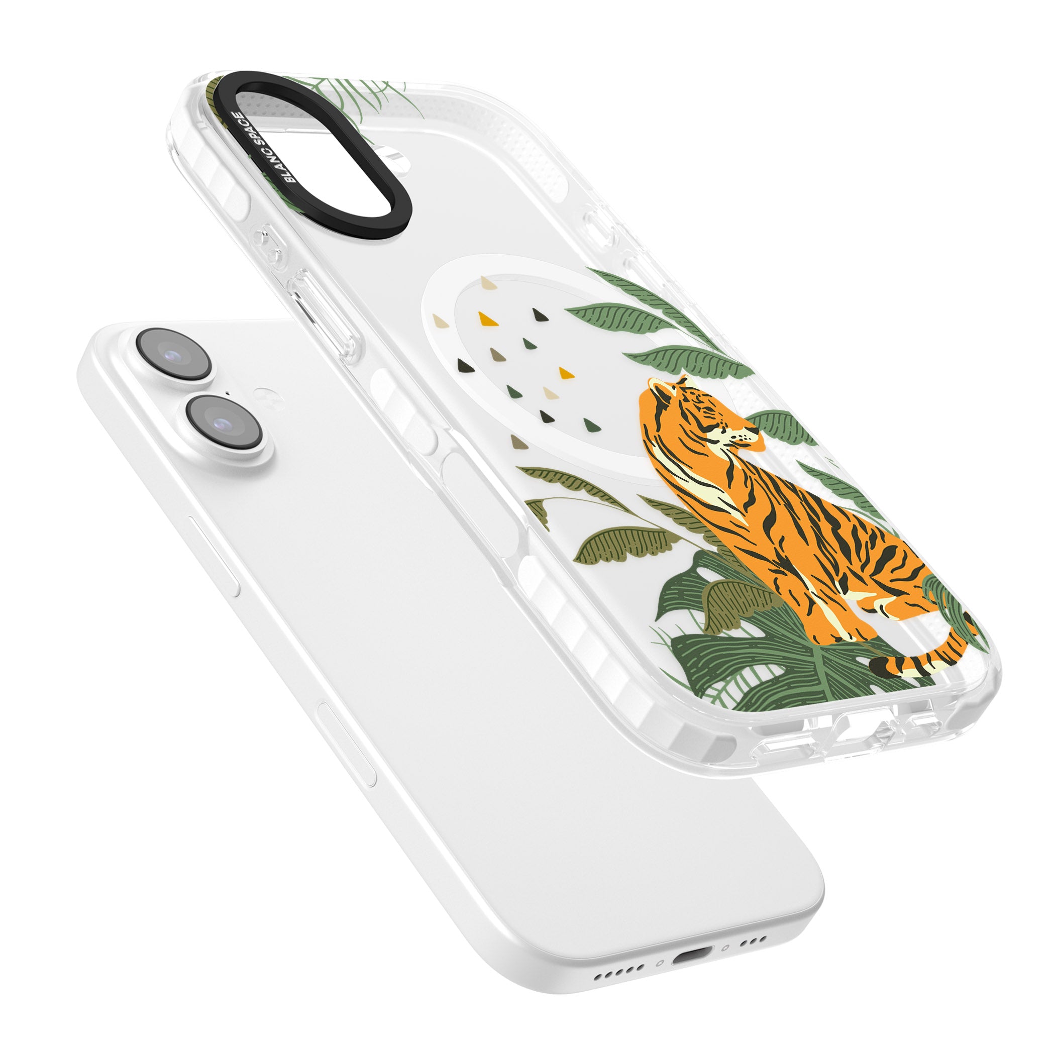Tiger Jungle iPhone 17 Impact Pro Clear Phone Case Colours