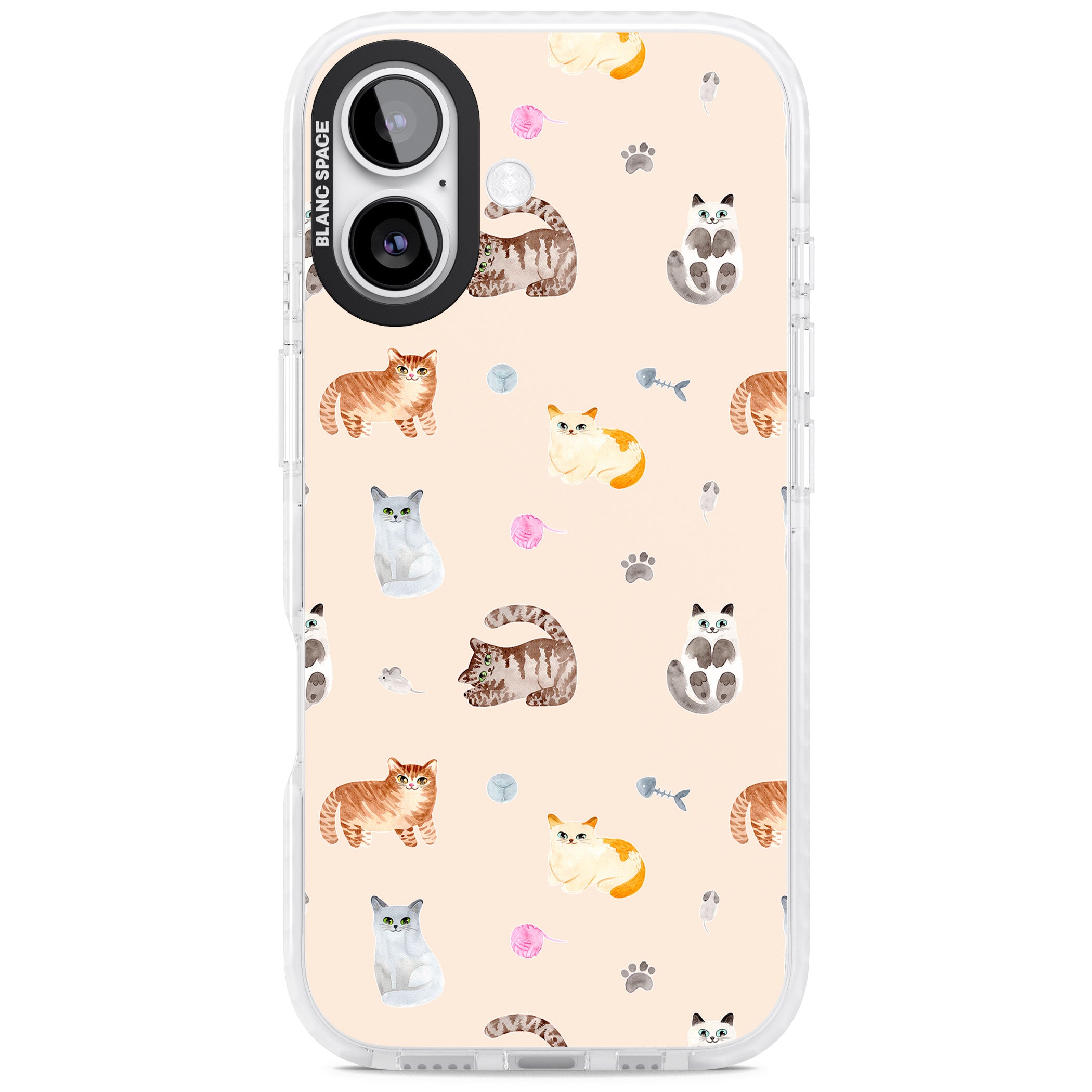 Cat Playground iPhone 17 Impact Pro Clear Phone Case