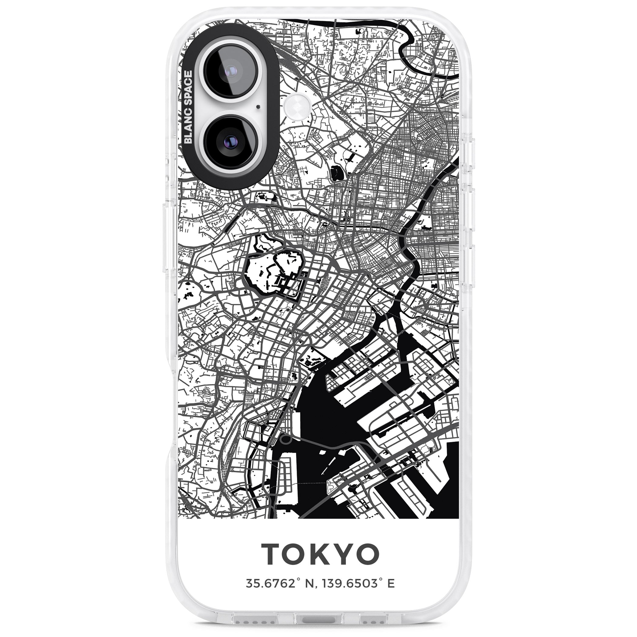 Tokyo Map iPhone 17 Impact Pro Clear Phone Case