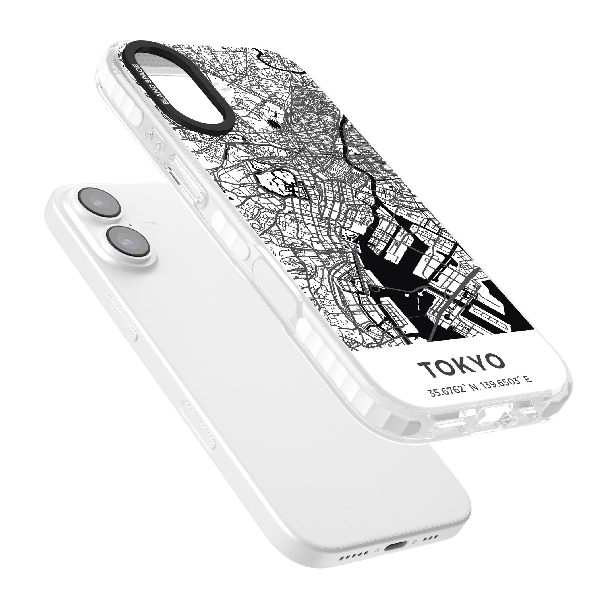 Tokyo Map iPhone 17 Impact Pro Clear Phone Case Colours