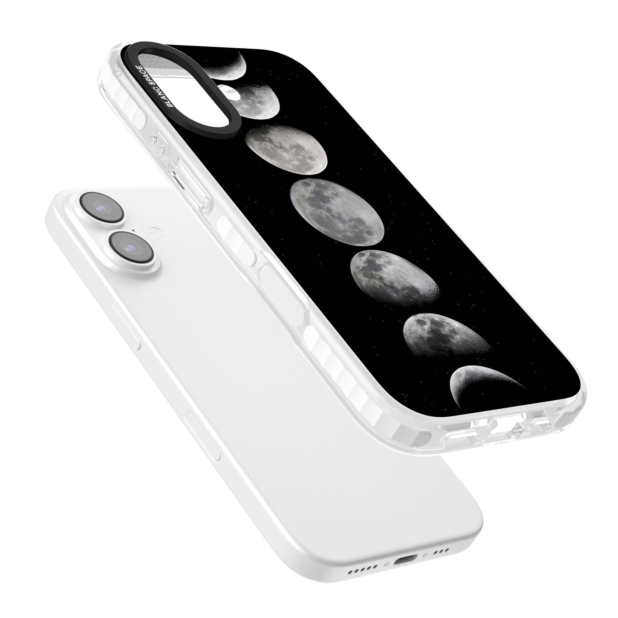 Phases Of The Moon iPhone 17 Impact Pro Clear Phone Case Colours