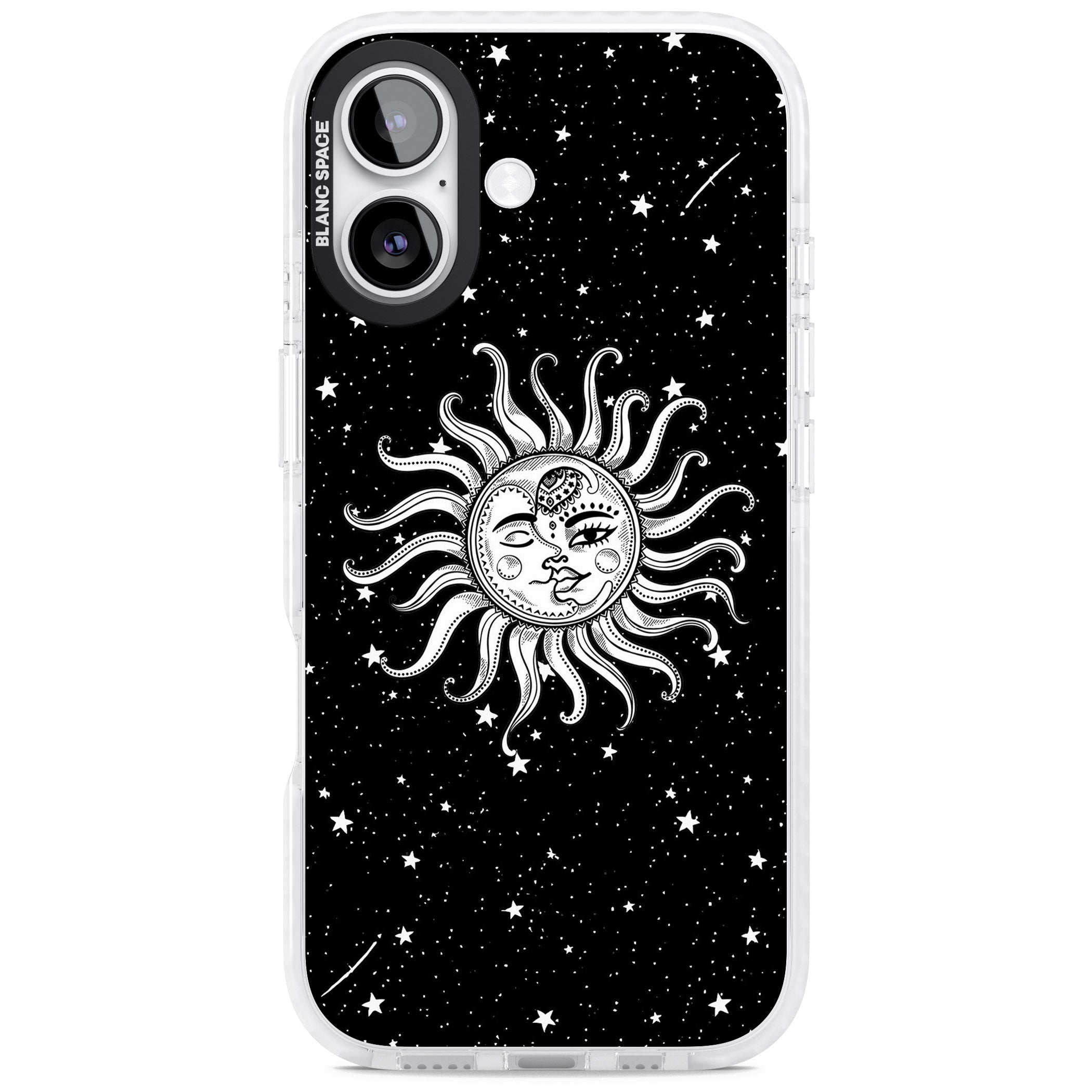 Mystic Sun Moon iPhone 17 Impact Pro Clear Phone Case
