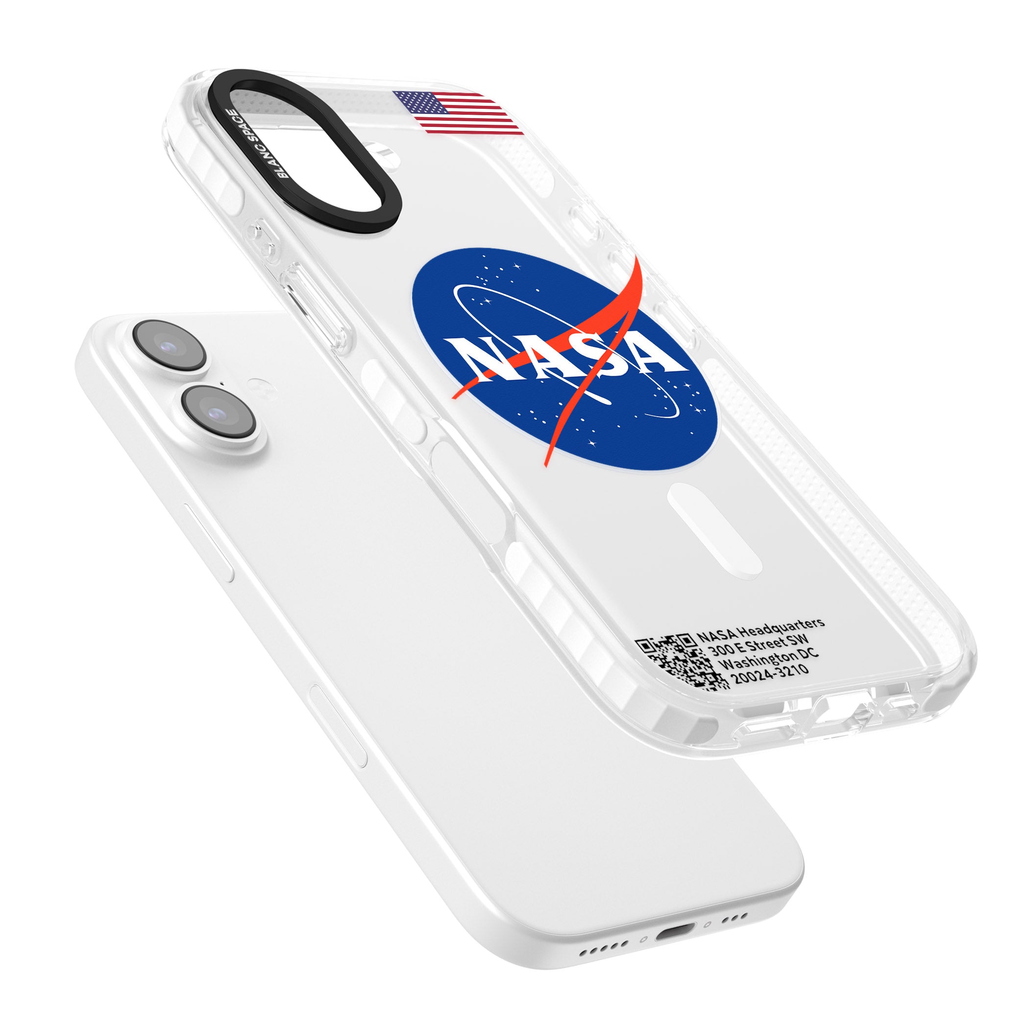 Nasa Meatball iPhone 17 Impact Pro Clear Phone Case Colours