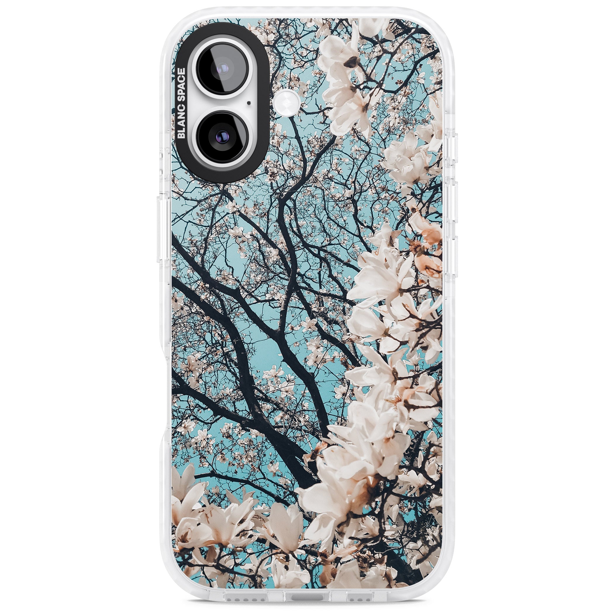 Magnolia Bloom iPhone 17 Impact Pro Clear Phone Case