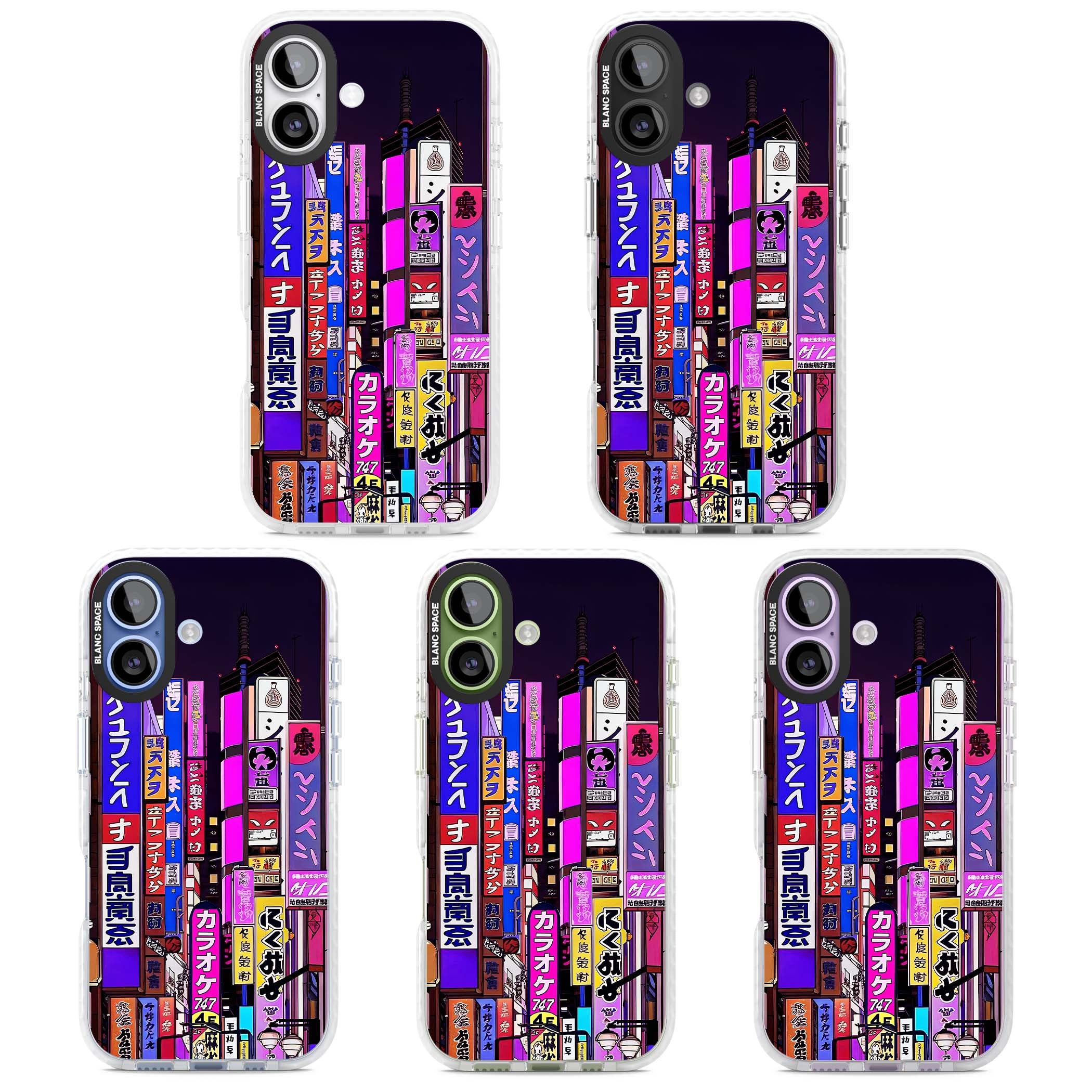 NEON NIGHT anime iPhone case | Impact Magsafe case for iPhone 17