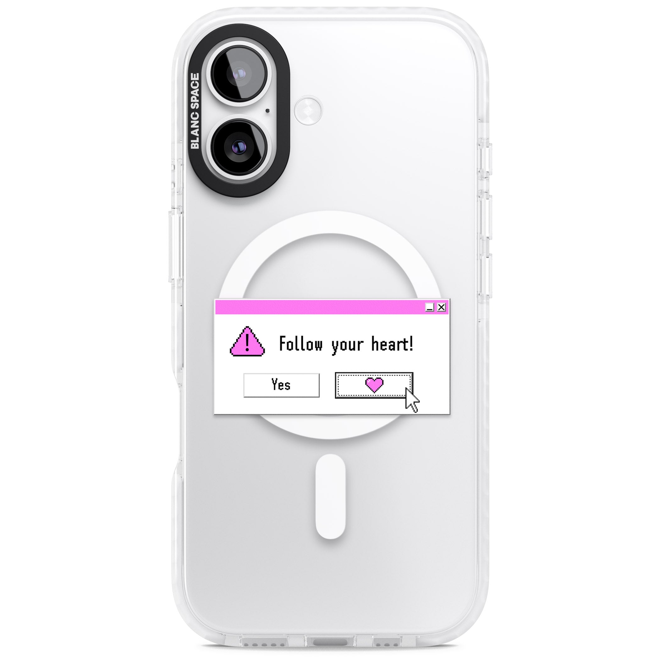 Follow Your Heart.Exe iPhone 17 Impact Pro Clear Phone Case