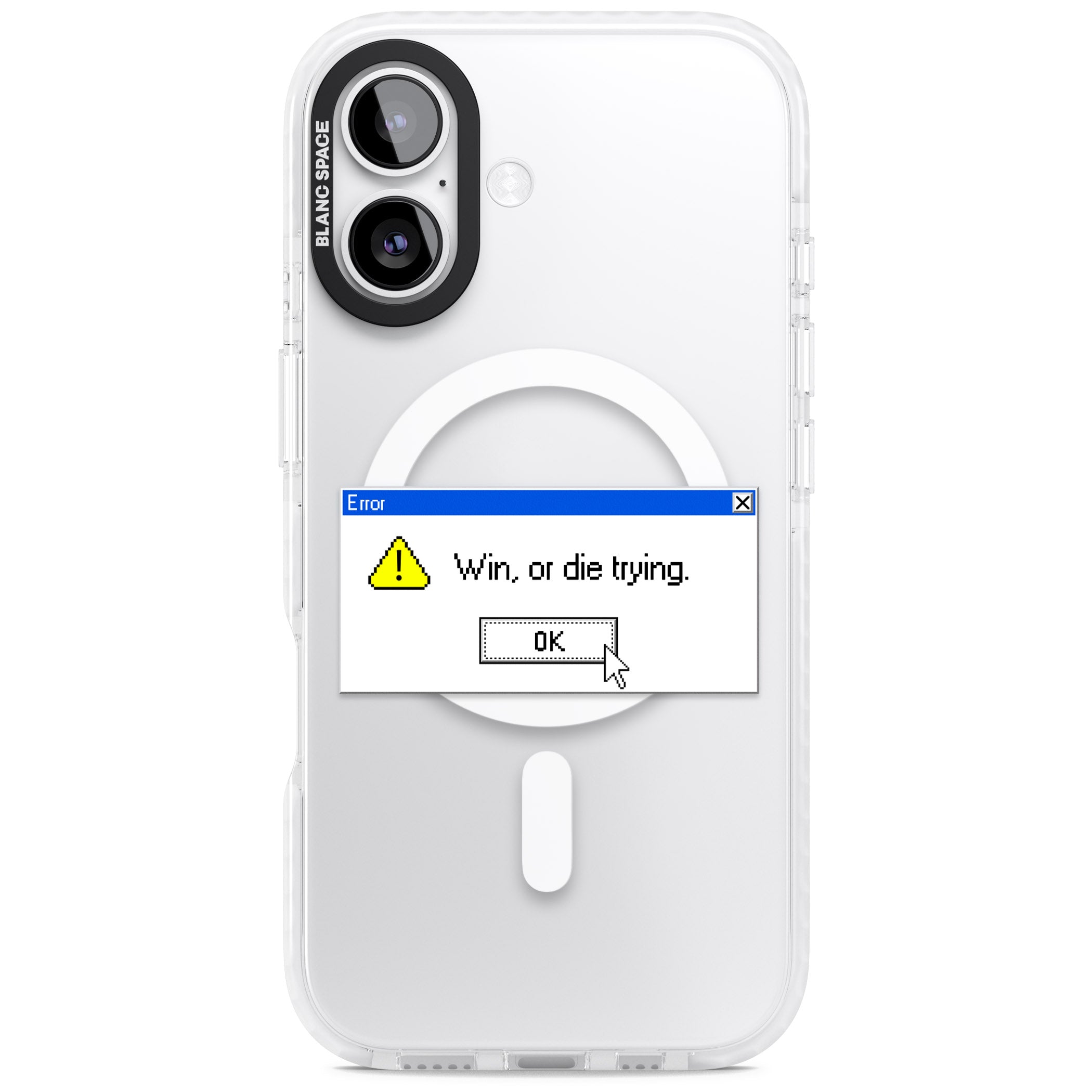 Win Or Die Trying Exe iPhone 17 Impact Pro Clear Phone Case