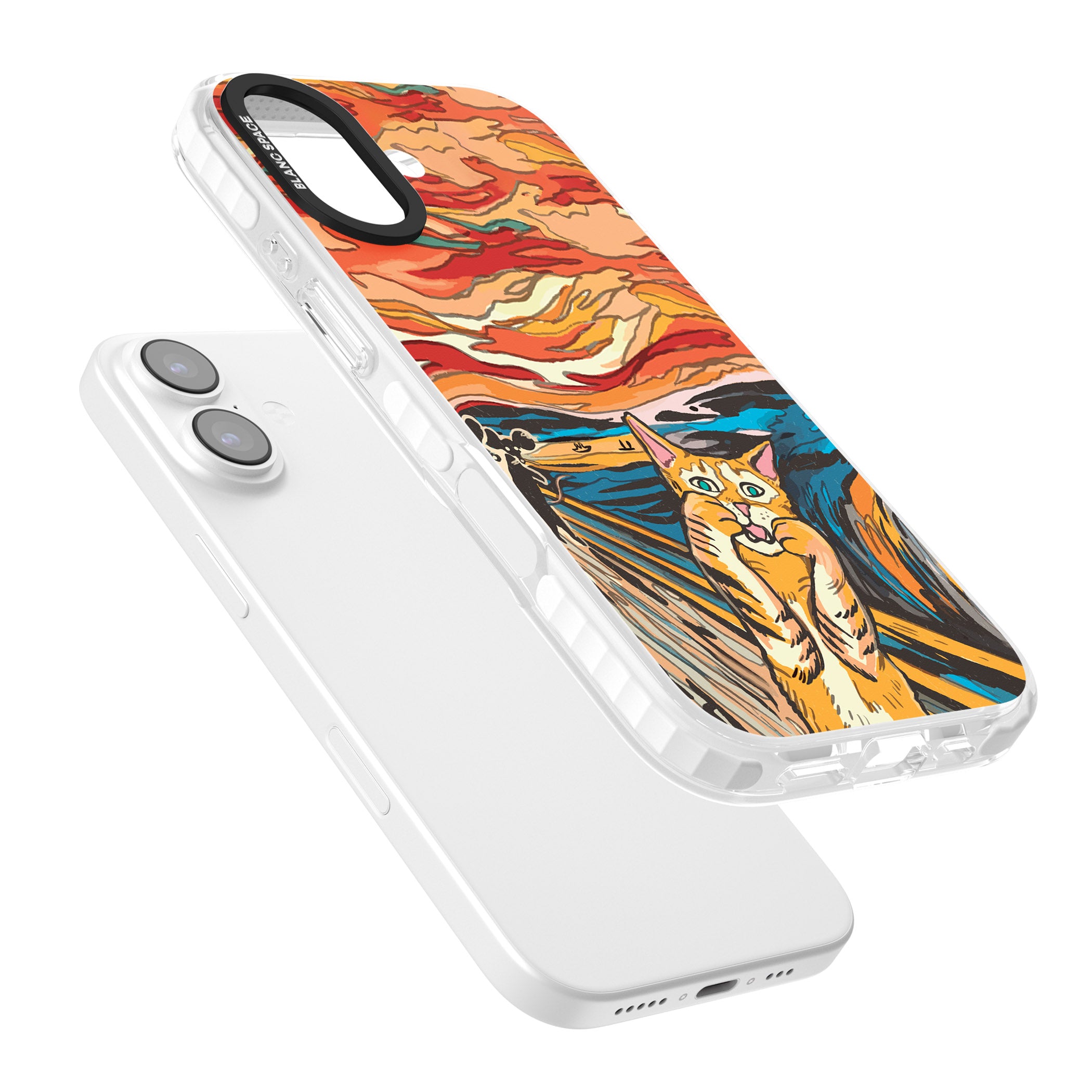 The Meow iPhone 17 Impact Pro Clear Phone Case Colours