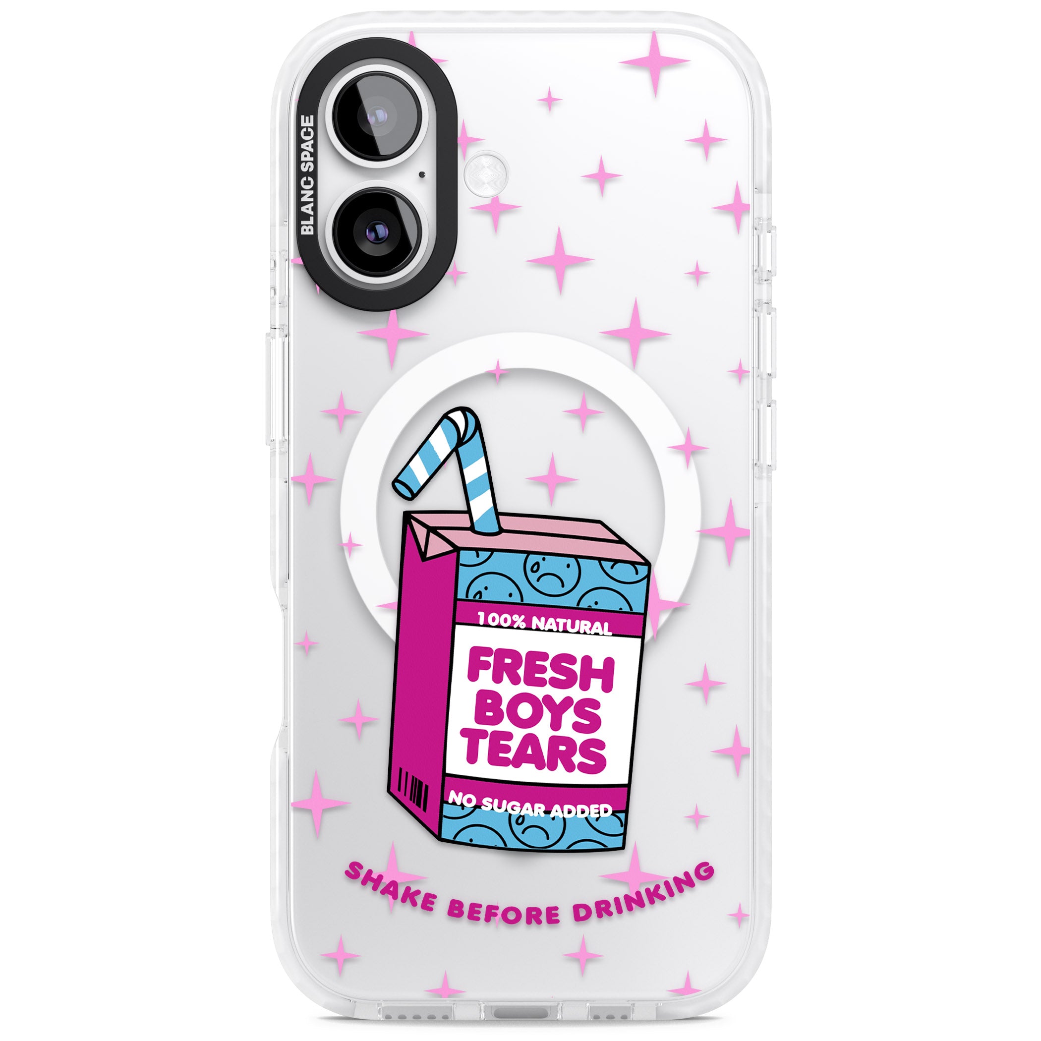 Boy Tears iPhone 17 Impact Pro Clear Phone Case