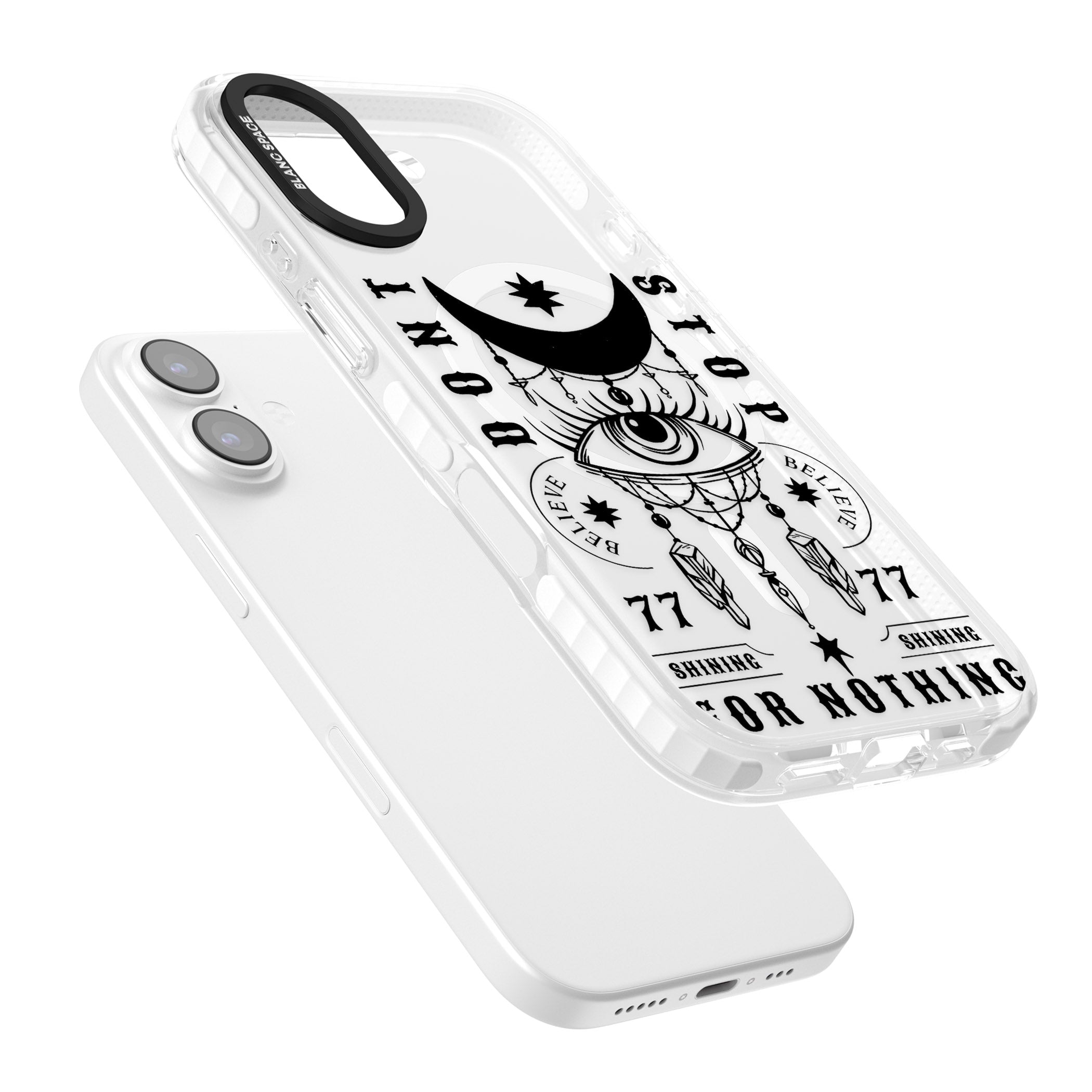 Dont Stop For Nothing iPhone 17 Impact Pro Clear Phone Case Colours