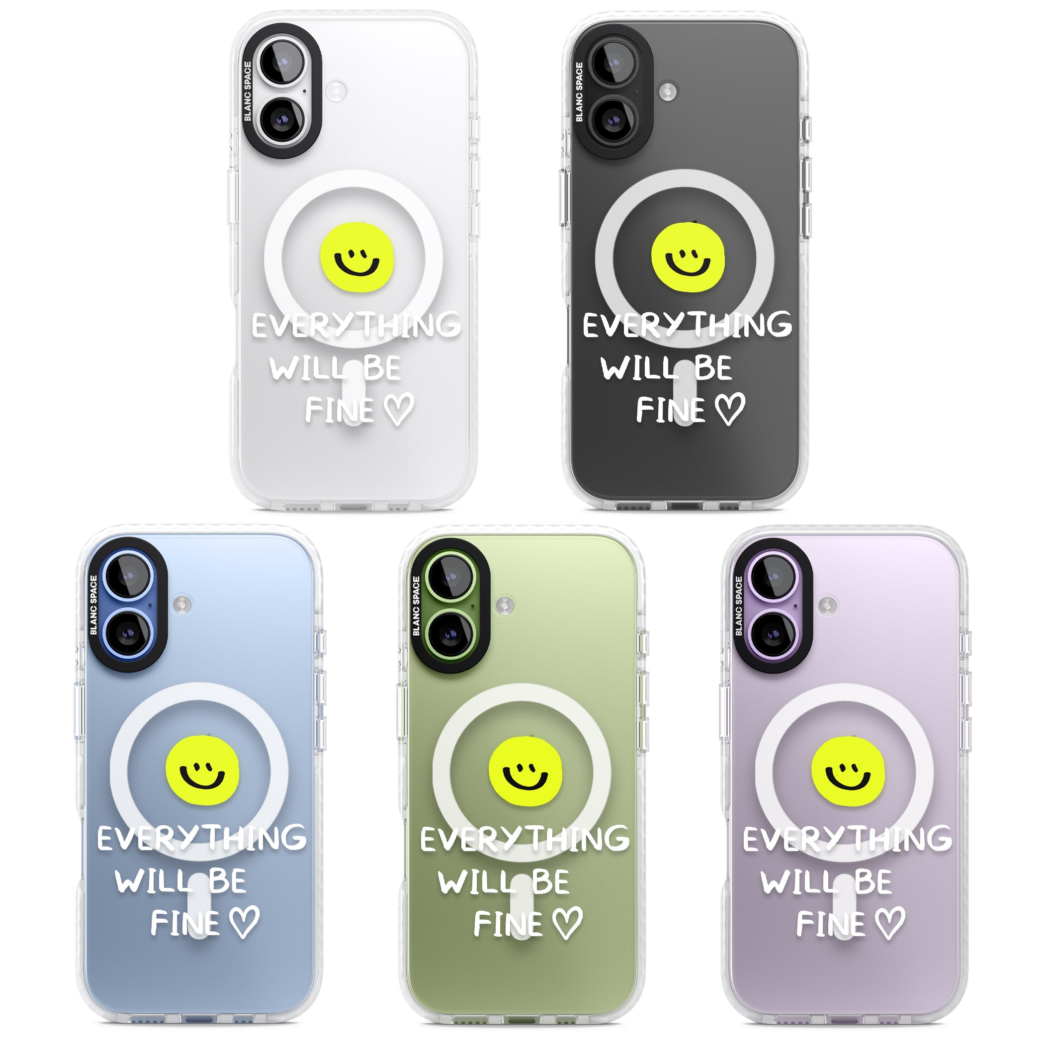 Everything Will Be Fine iPhone 17 Impact Pro Clear Phone Case APT Impact Protection
