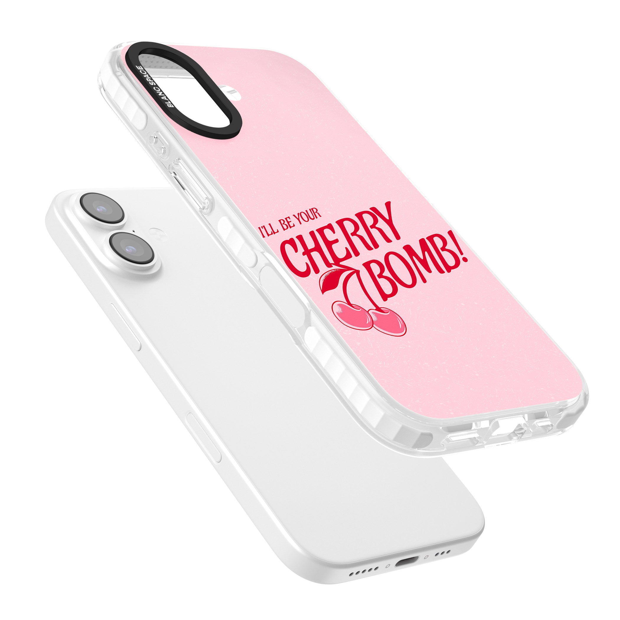 Your Cherry Bomb iPhone 17 Impact Pro Clear Phone Case Colours