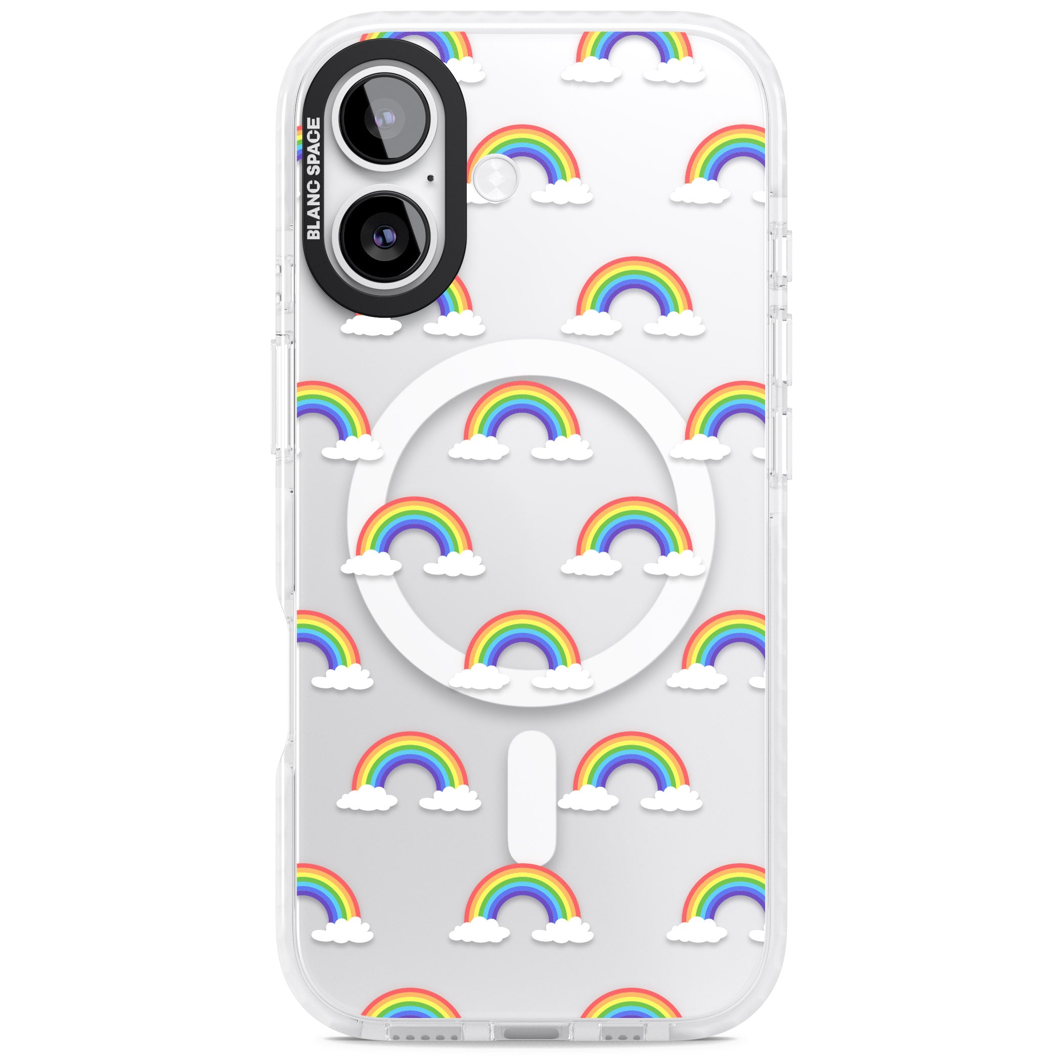 Rainbow Dream iPhone 17 Impact Pro Clear Phone Case
