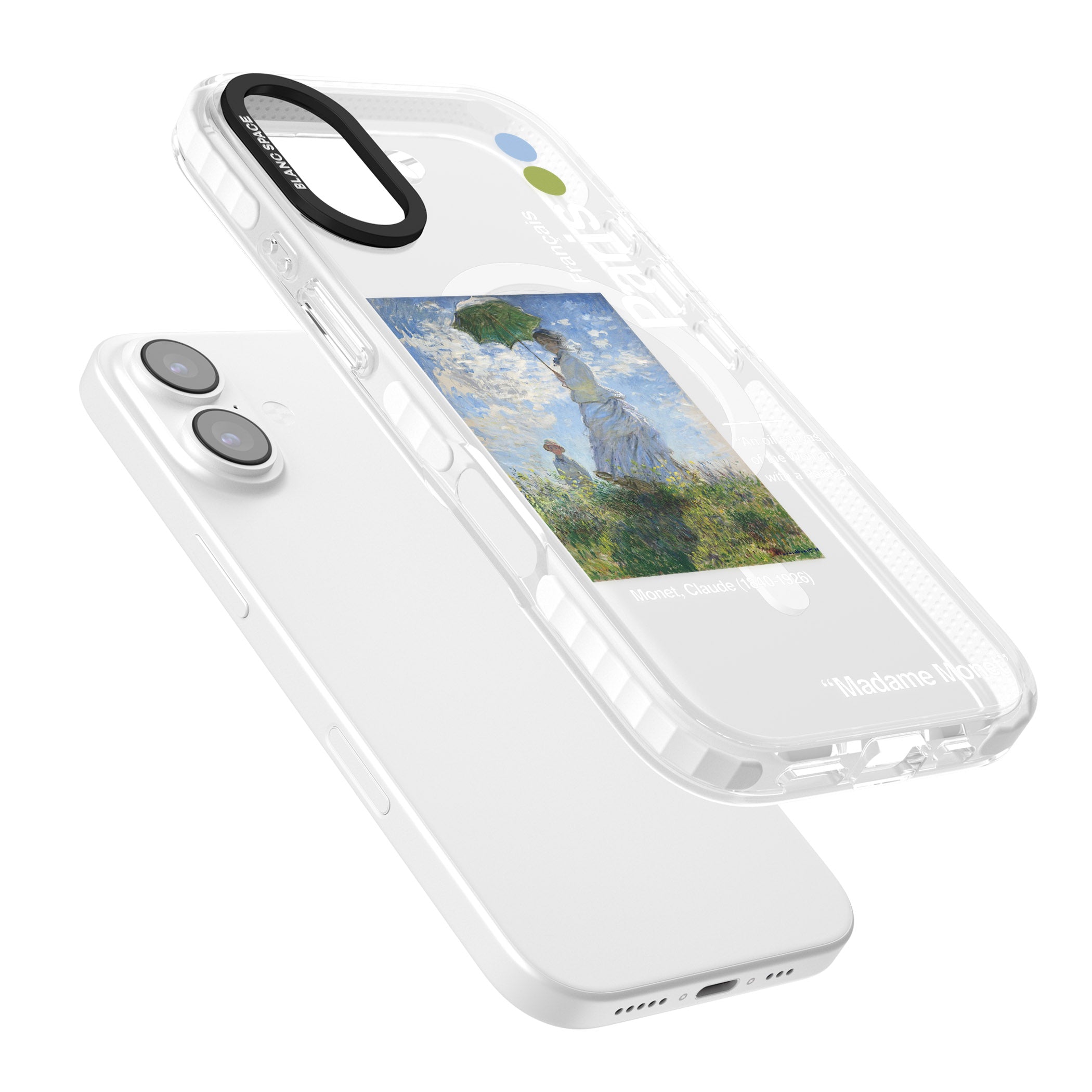Madame Monet And Her Son iPhone 17 Impact Pro Clear Phone Case Colours
