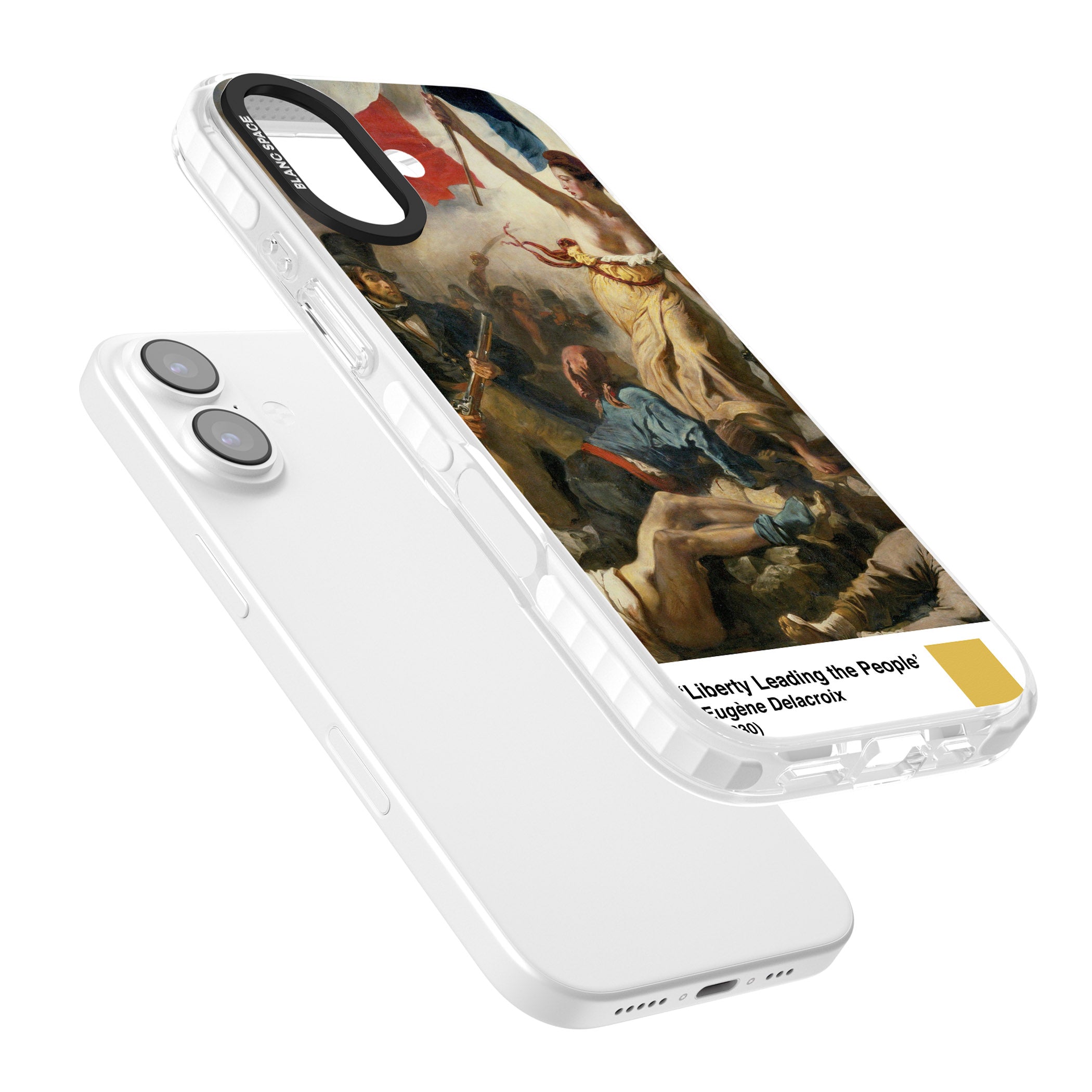 Liberty Leading The People iPhone 17 Impact Pro Clear Phone Case Colours