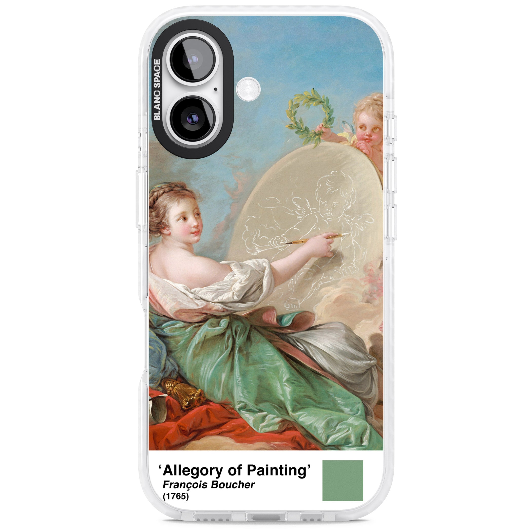 Allegory Of Painting iPhone 17 Impact Pro Clear Phone Case
