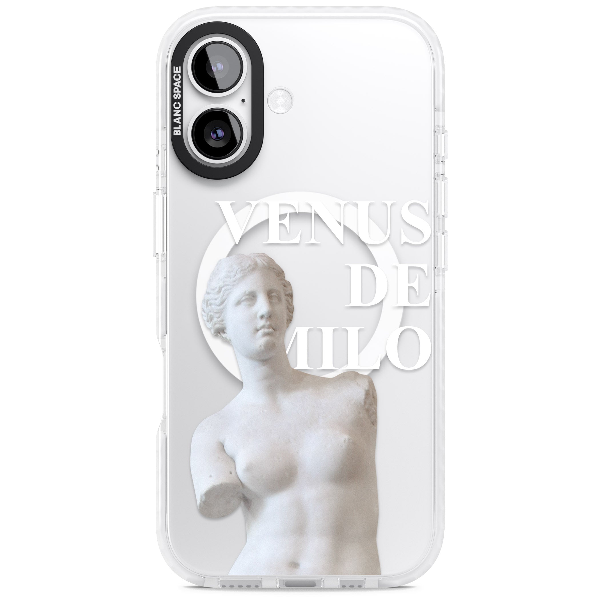 Venus De Milo Cutout iPhone 17 Impact Pro Clear Phone Case