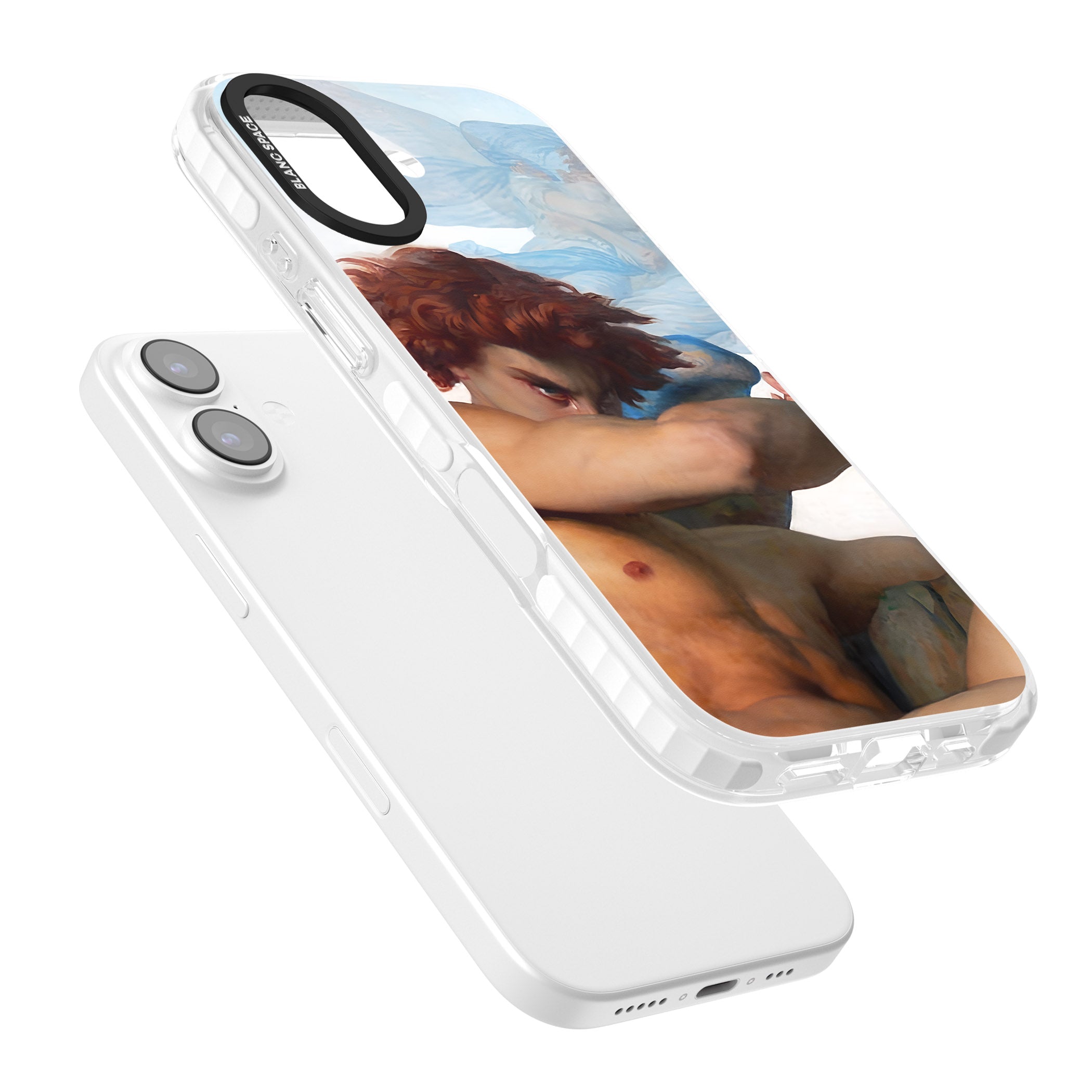 The Fallen Angel iPhone 17 Impact Pro Clear Phone Case Colours